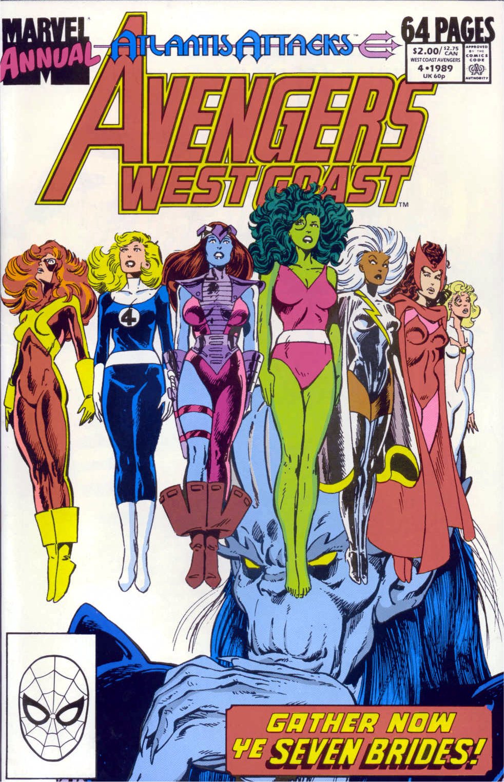 Read online Avengers West Coast (1989) comic -  Issue # Annual 4 - 1