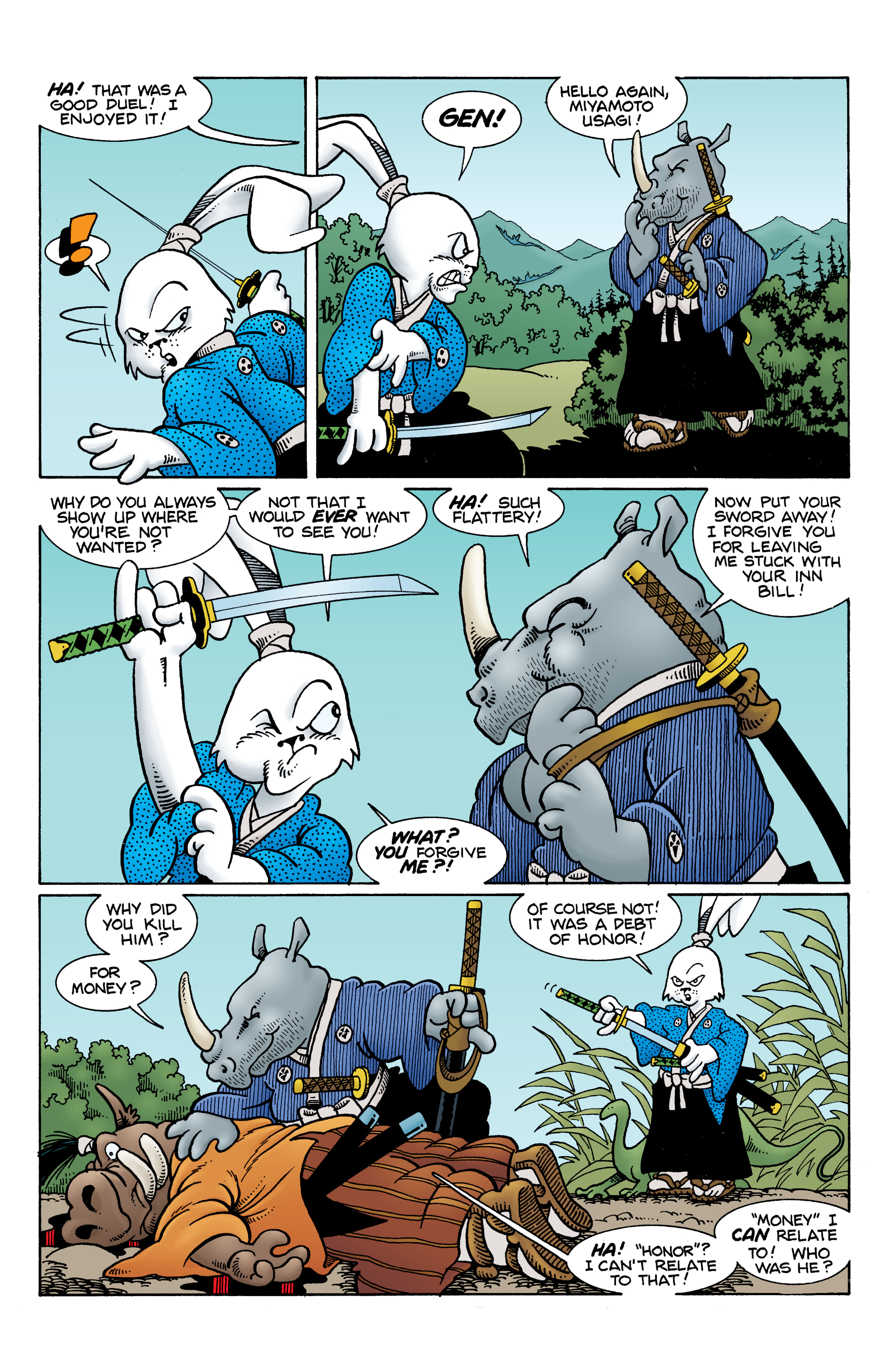 Read online Usagi Yojimbo Color Classics comic -  Issue #1 - 6