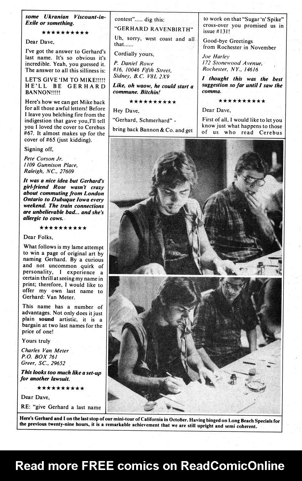 Read online Cerebus comic -  Issue #69 - 32