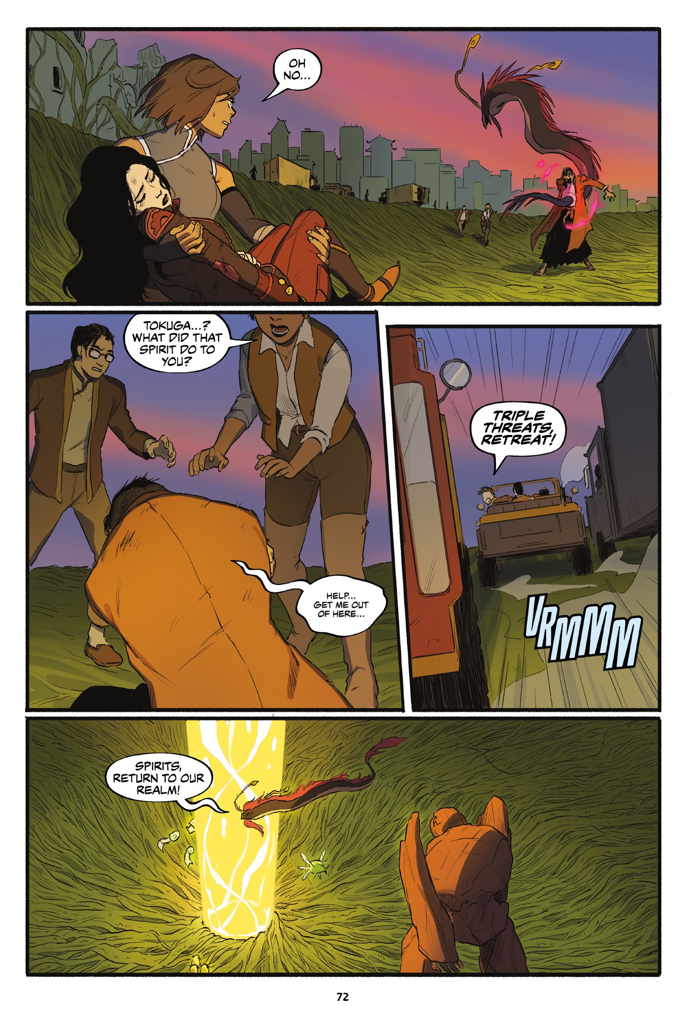 Read online Nickelodeon The Legend of Korra – Turf Wars comic -  Issue #1 - 73