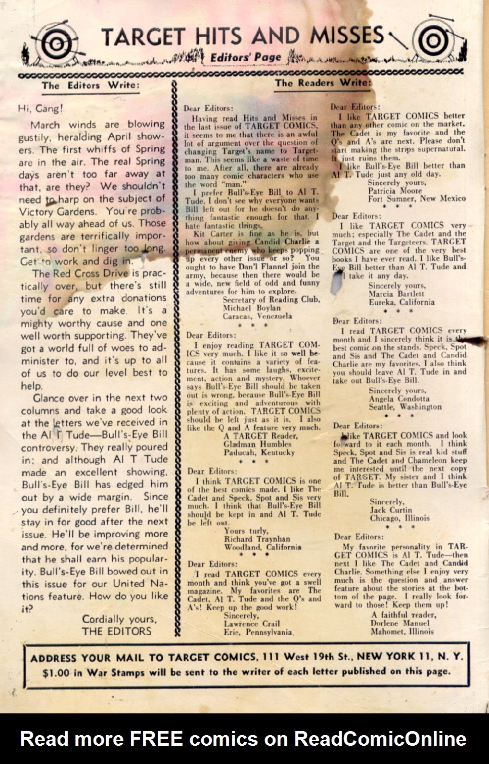 Read online Target Comics comic -  Issue #60 - 2