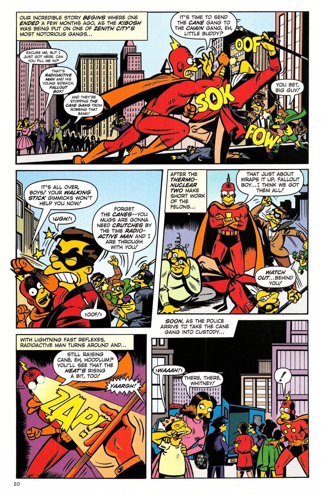 Read online Bongo Comics Presents Simpsons Super Spectacular comic -  Issue #4 - 22