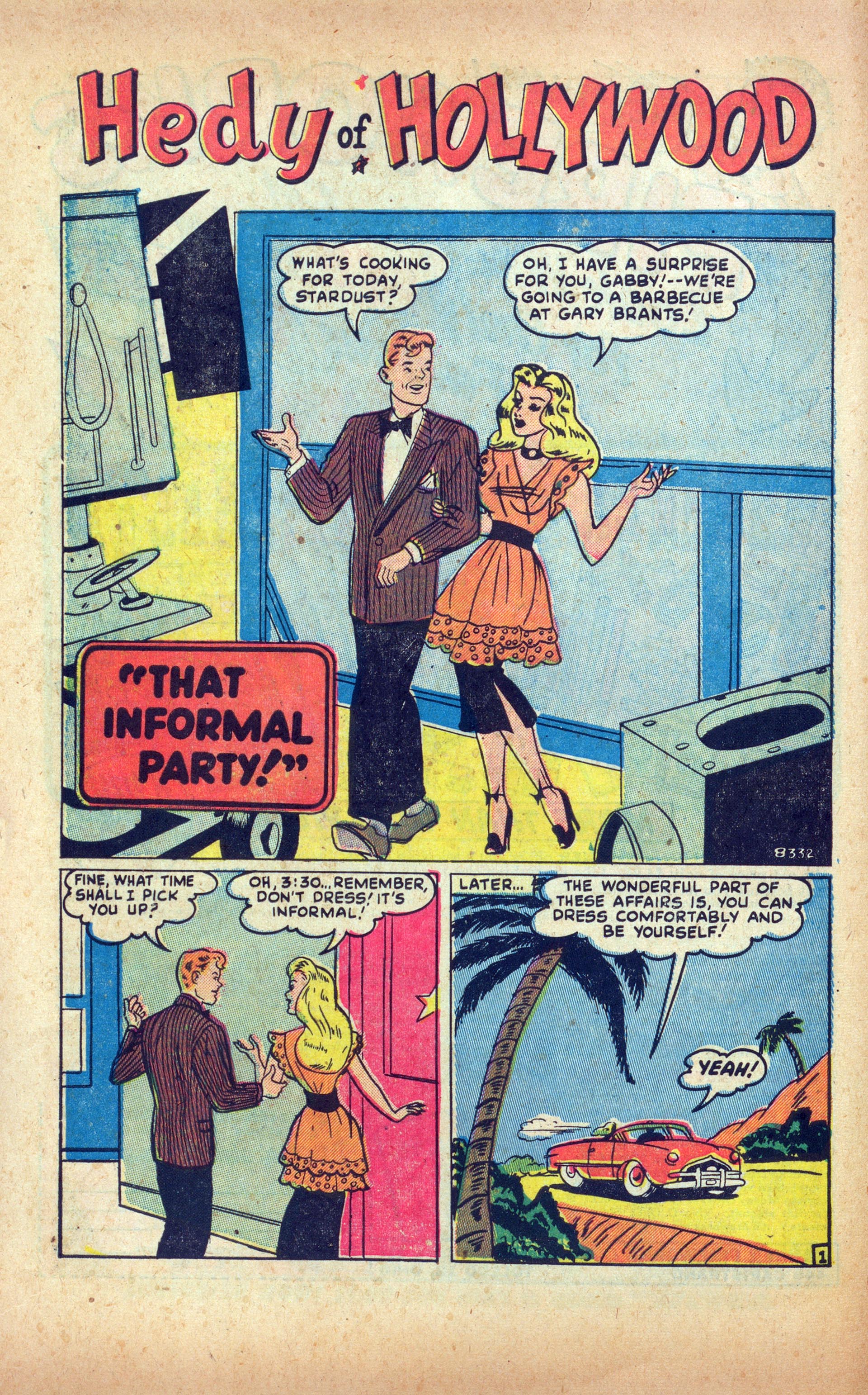 Read online Hedy Of Hollywood Comics comic -  Issue #43 - 10