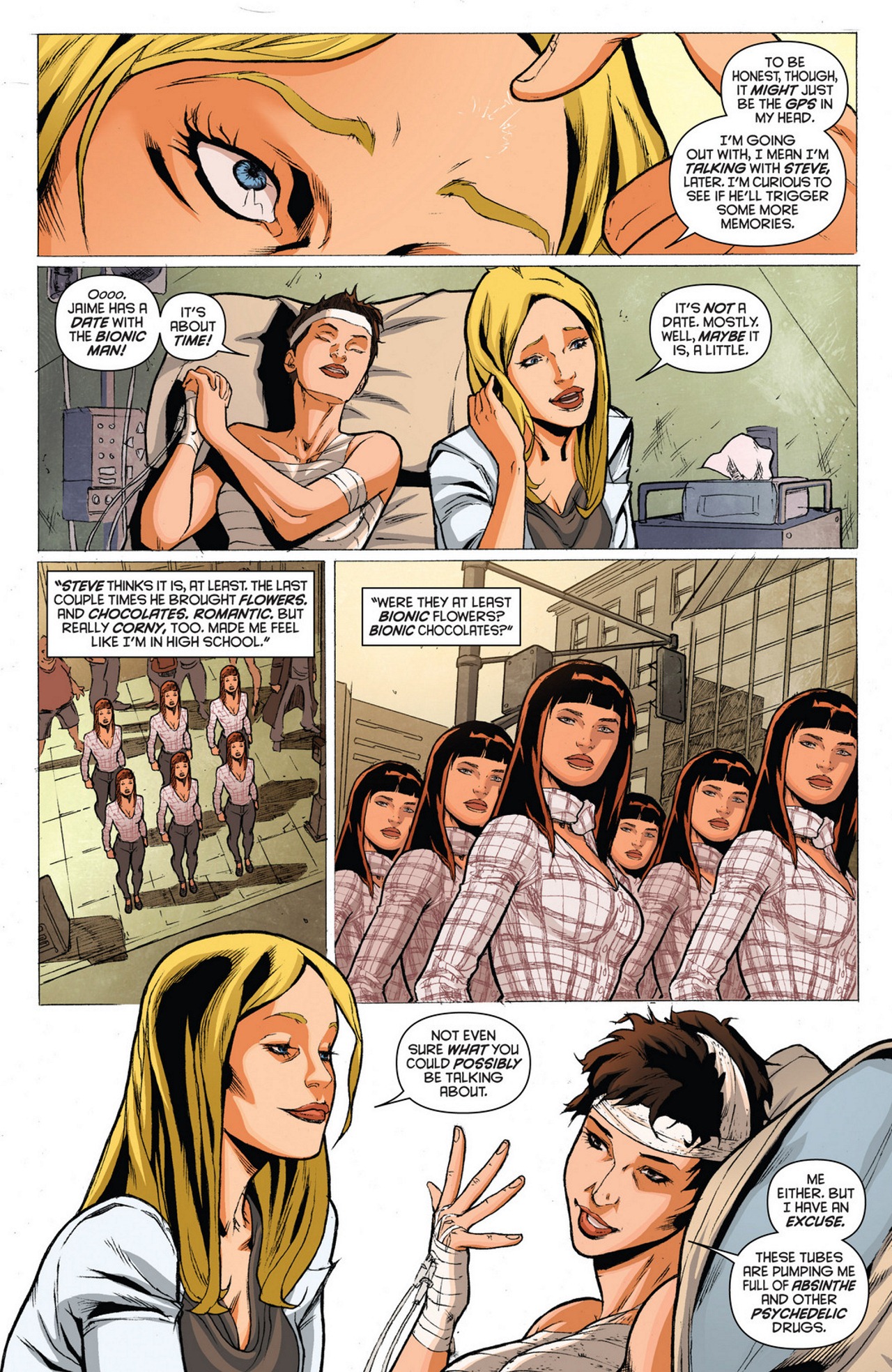 Read online The Bionic Woman comic -  Issue #7 - 8