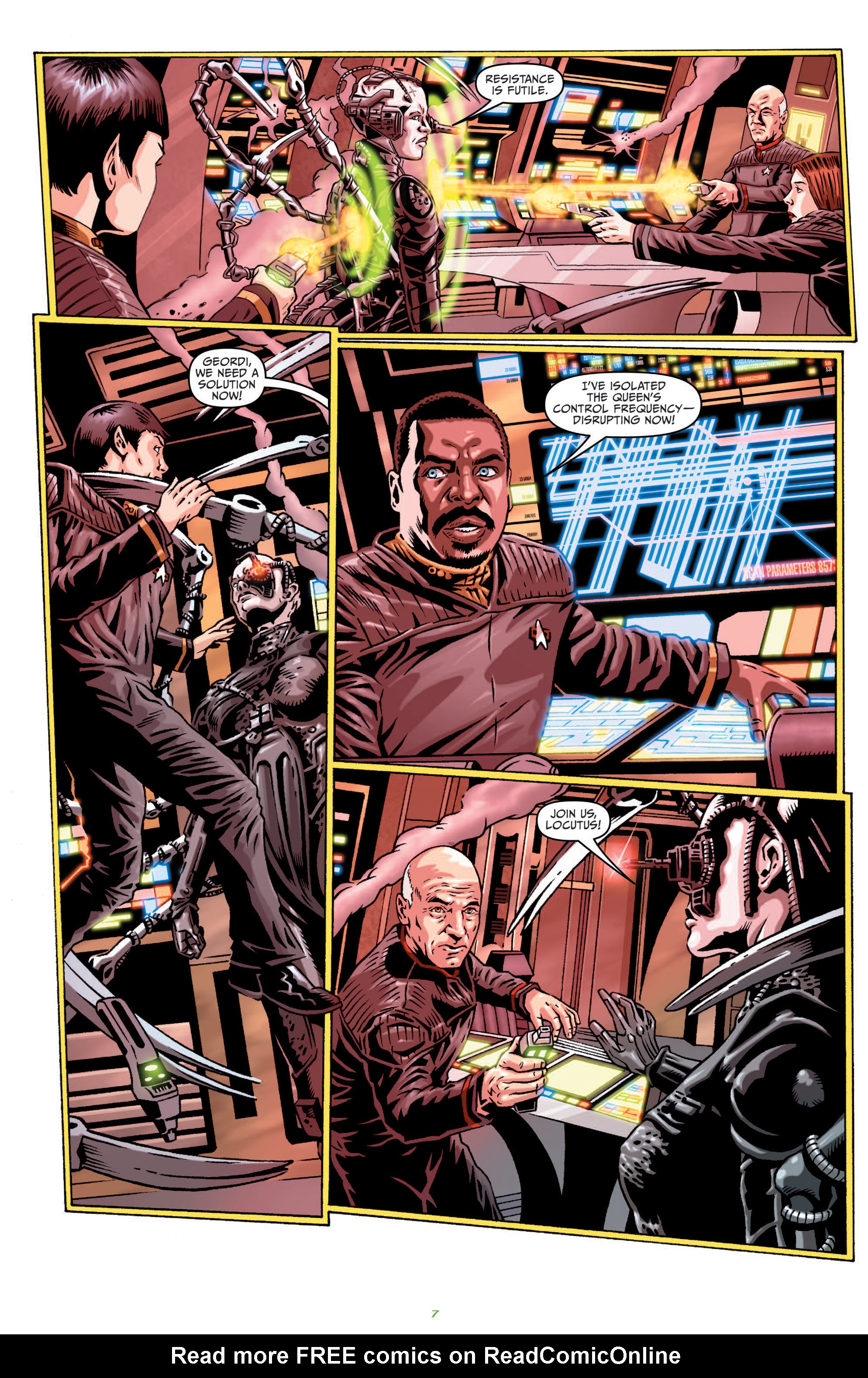 Read online Star Trek: The Next Generation - Hive comic -  Issue #3 - 10