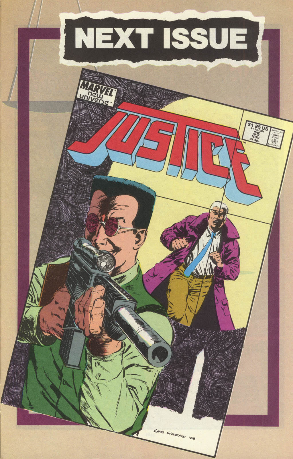 Read online Justice (1986) comic -  Issue #24 - 25