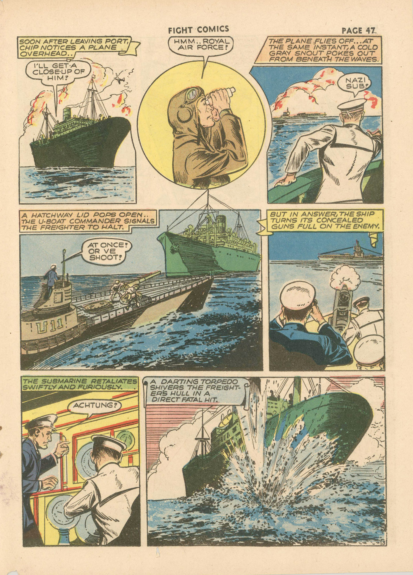 Read online Fight Comics comic -  Issue #16 - 50