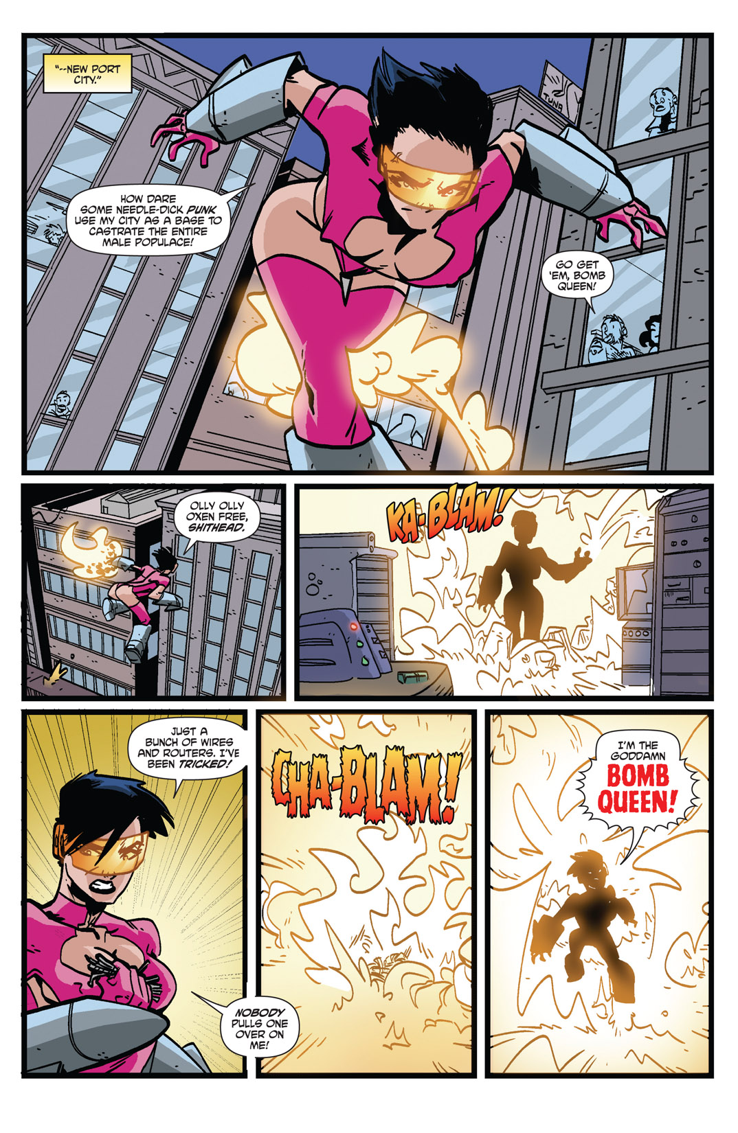 Read online Bomb Queen Presents: All-Girl Comics comic -  Issue # Full - 16