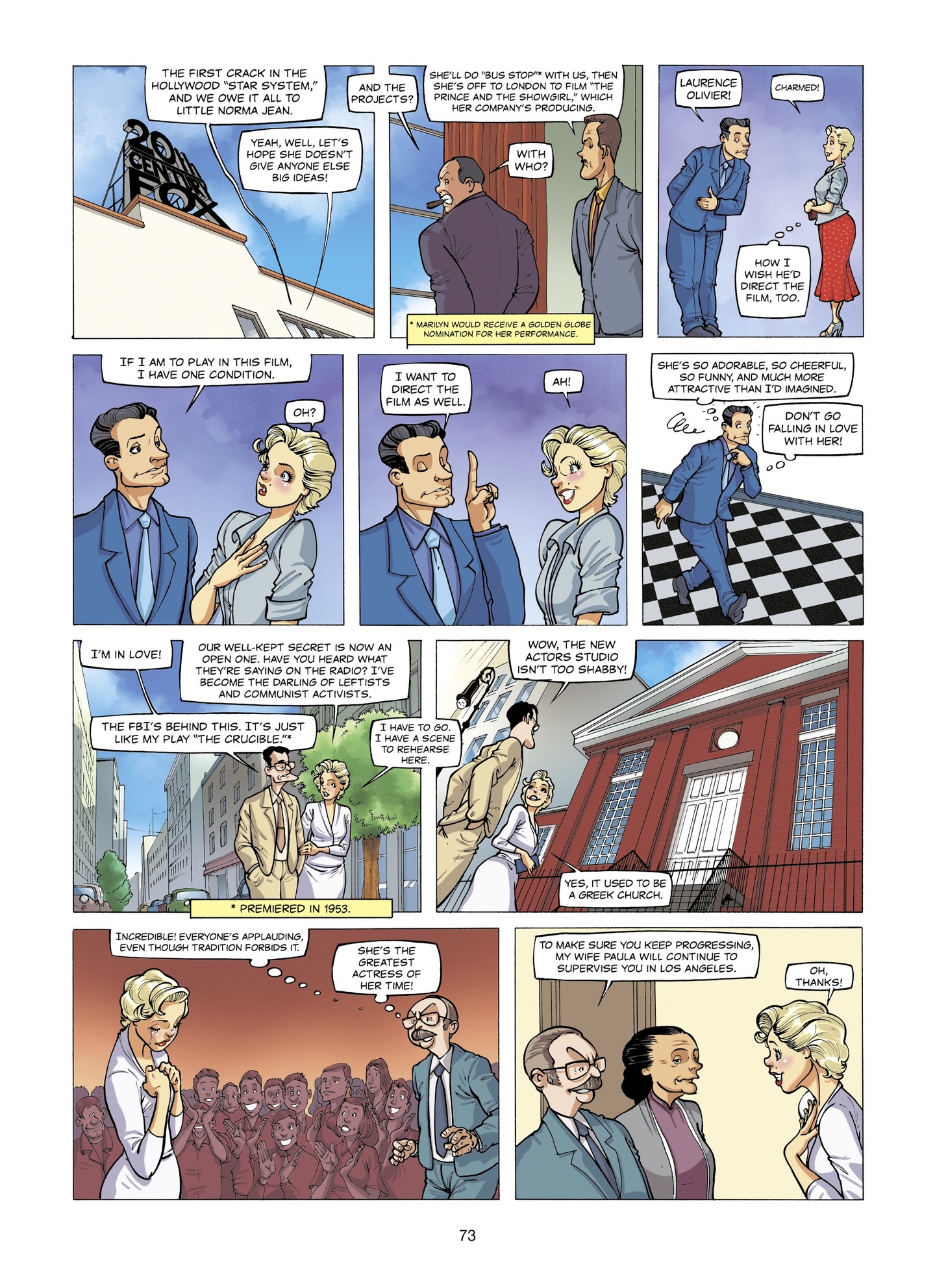 Read online The Stars of History: Marilyn Monroe comic -  Issue # TPB - 73