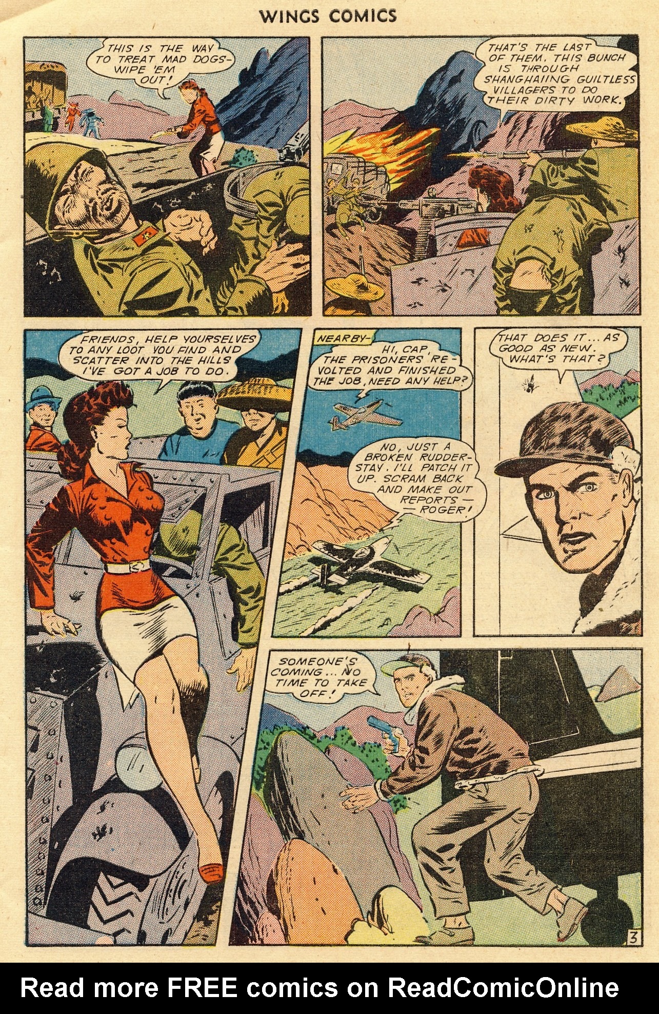 Read online Wings Comics comic -  Issue #49 - 5