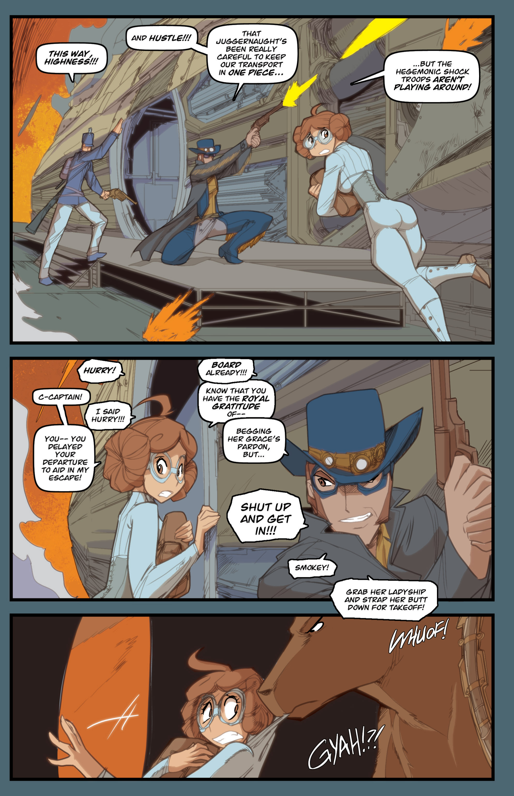 Read online Free Comic Book Day 2014 comic -  Issue # Steam Wars 01 - 7