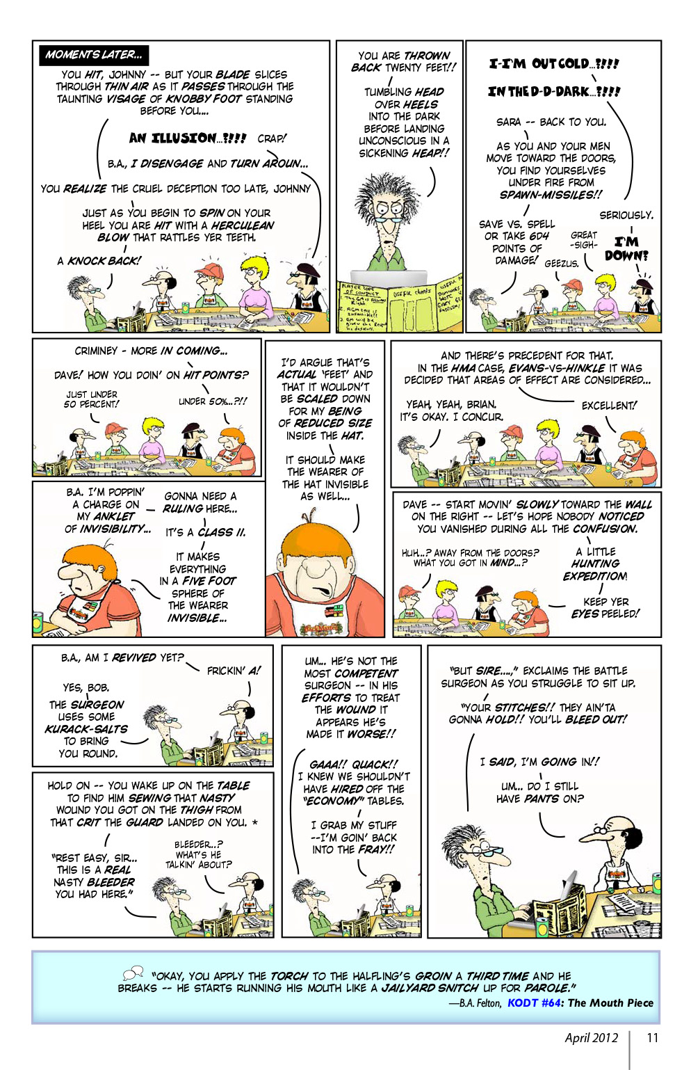 Read online Knights of the Dinner Table comic -  Issue #186 - 13