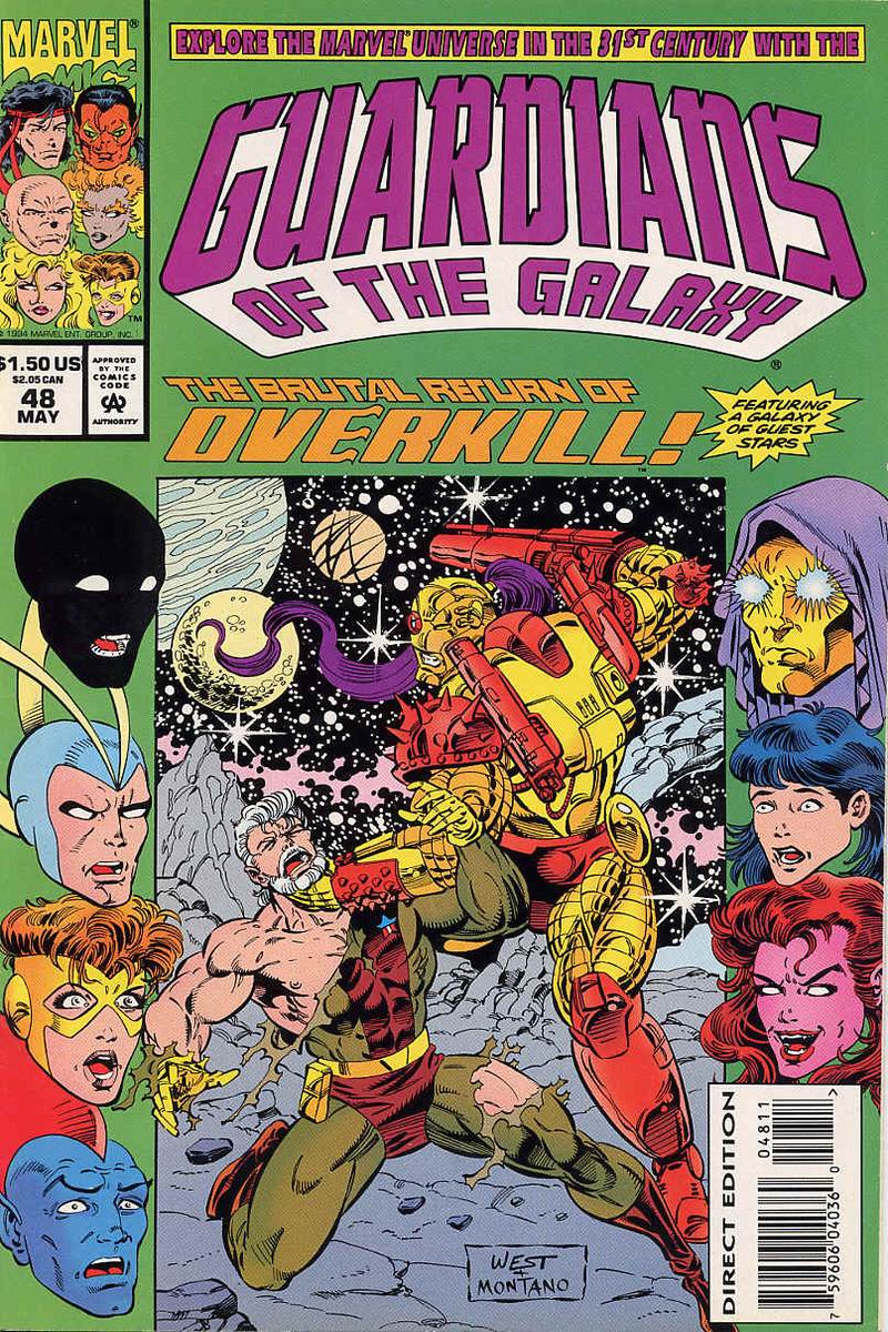 Read online Guardians of the Galaxy (1990) comic -  Issue #48 - 1