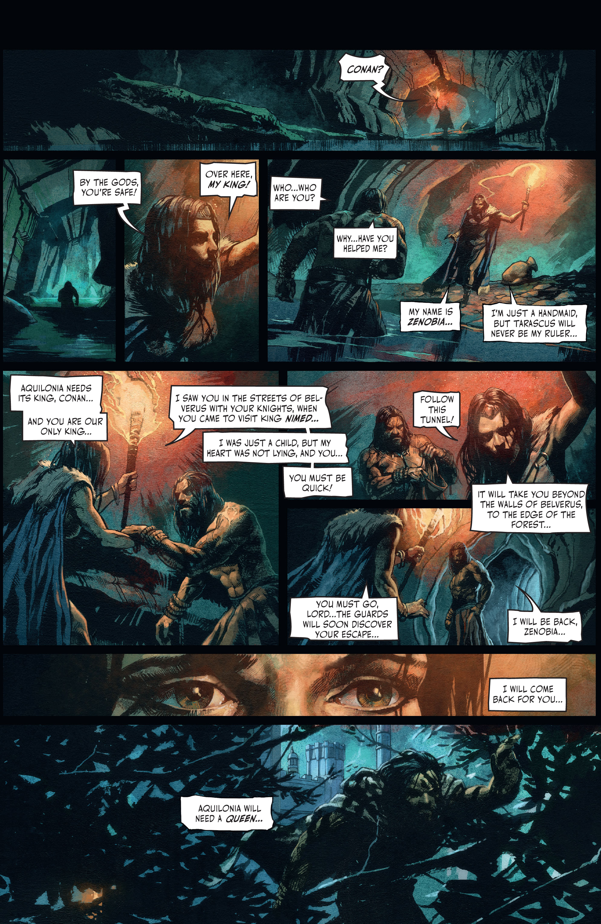 Read online The Cimmerian: Hour of the Dragon comic -  Issue #2 - 7