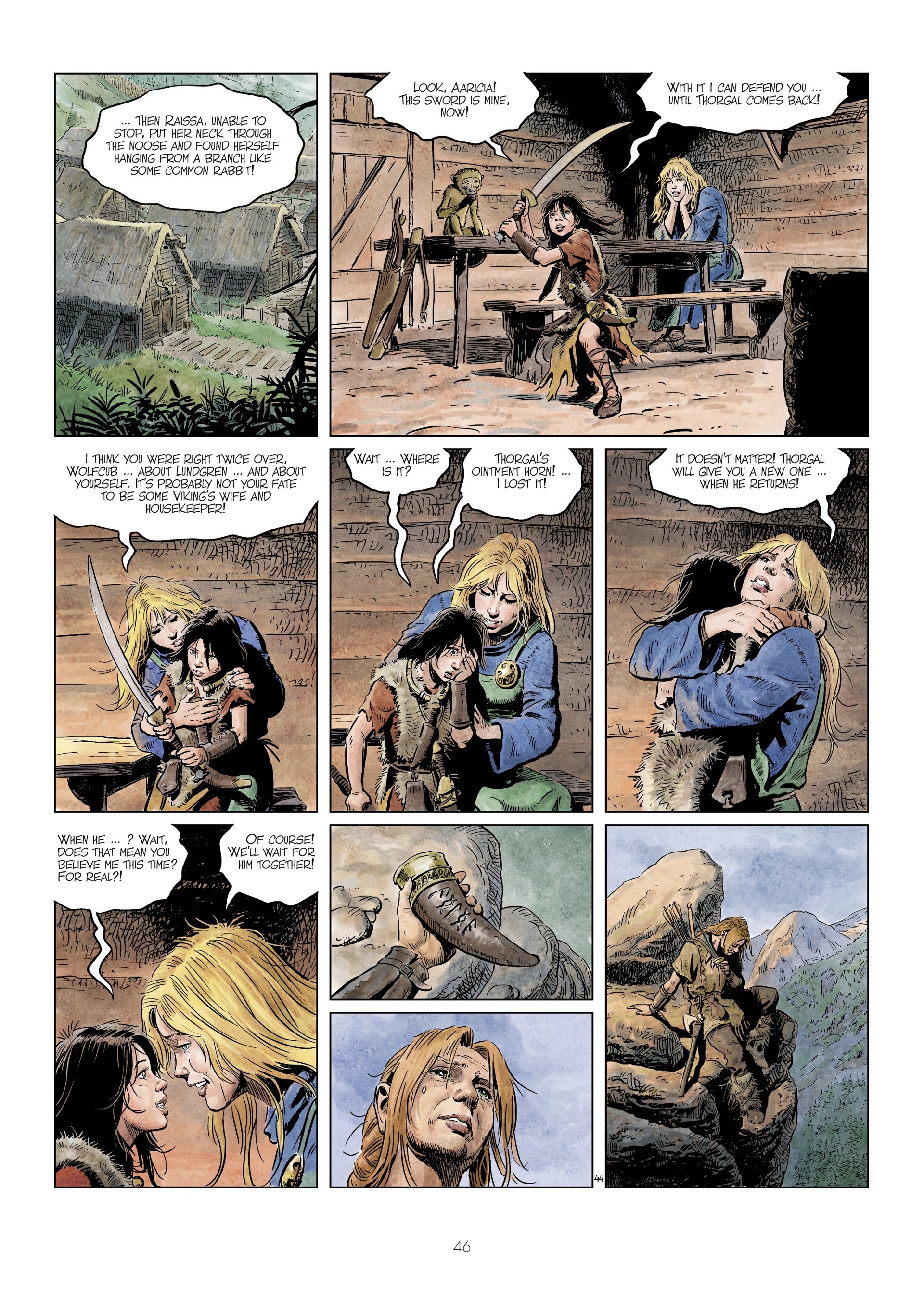 Read online The World of Thorgal: Wolfcub comic -  Issue #5 - 48