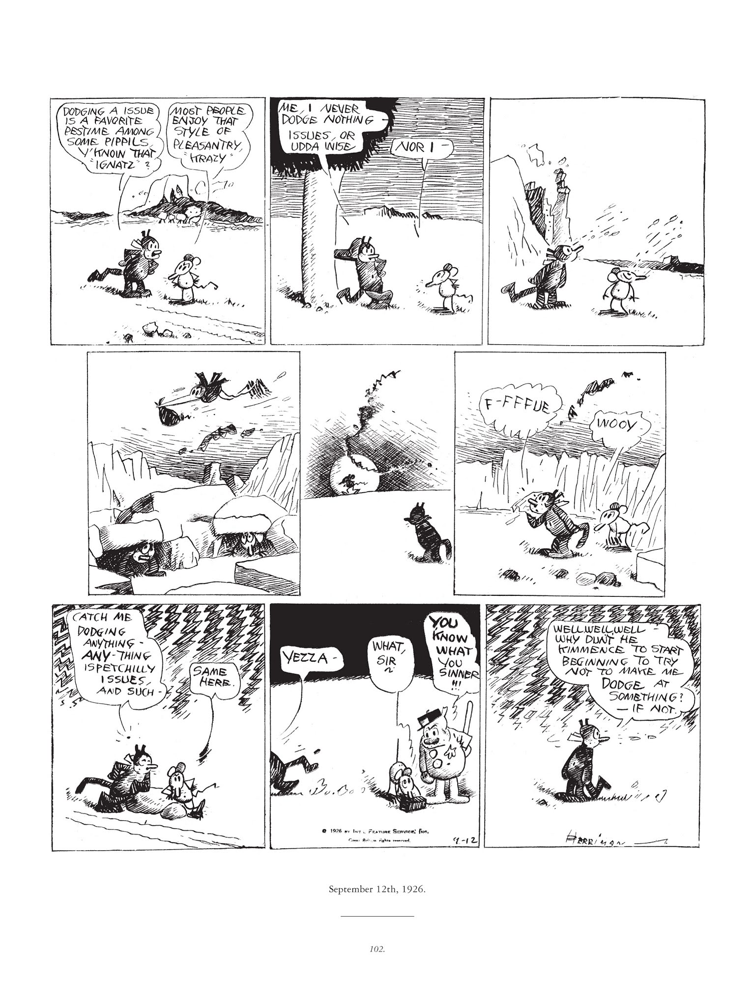 Read online Krazy & Ignatz comic -  Issue # TPB 4 - 103