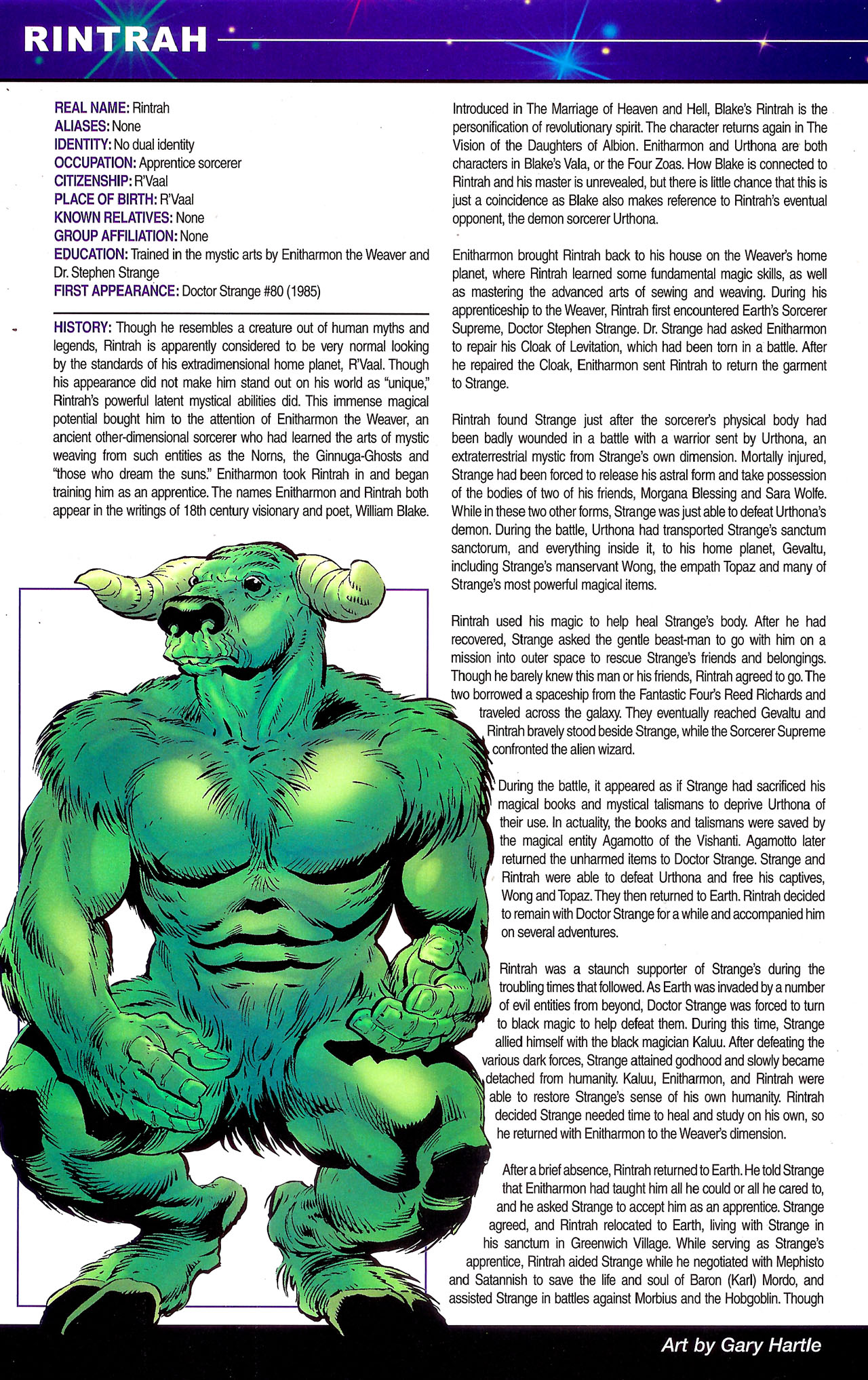 Read online Official Handbook of the Marvel Universe: Mystic Arcana - The Book of Marvel Magic comic -  Issue # Full - 40