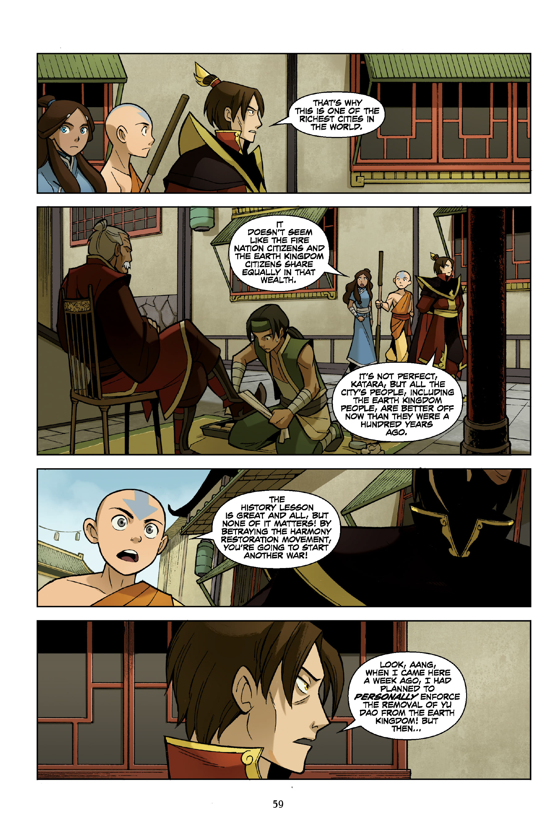 Read online Nickelodeon Avatar: The Last Airbender - The Promise comic -  Issue # _TPB Omnibus (Part 1) - 60