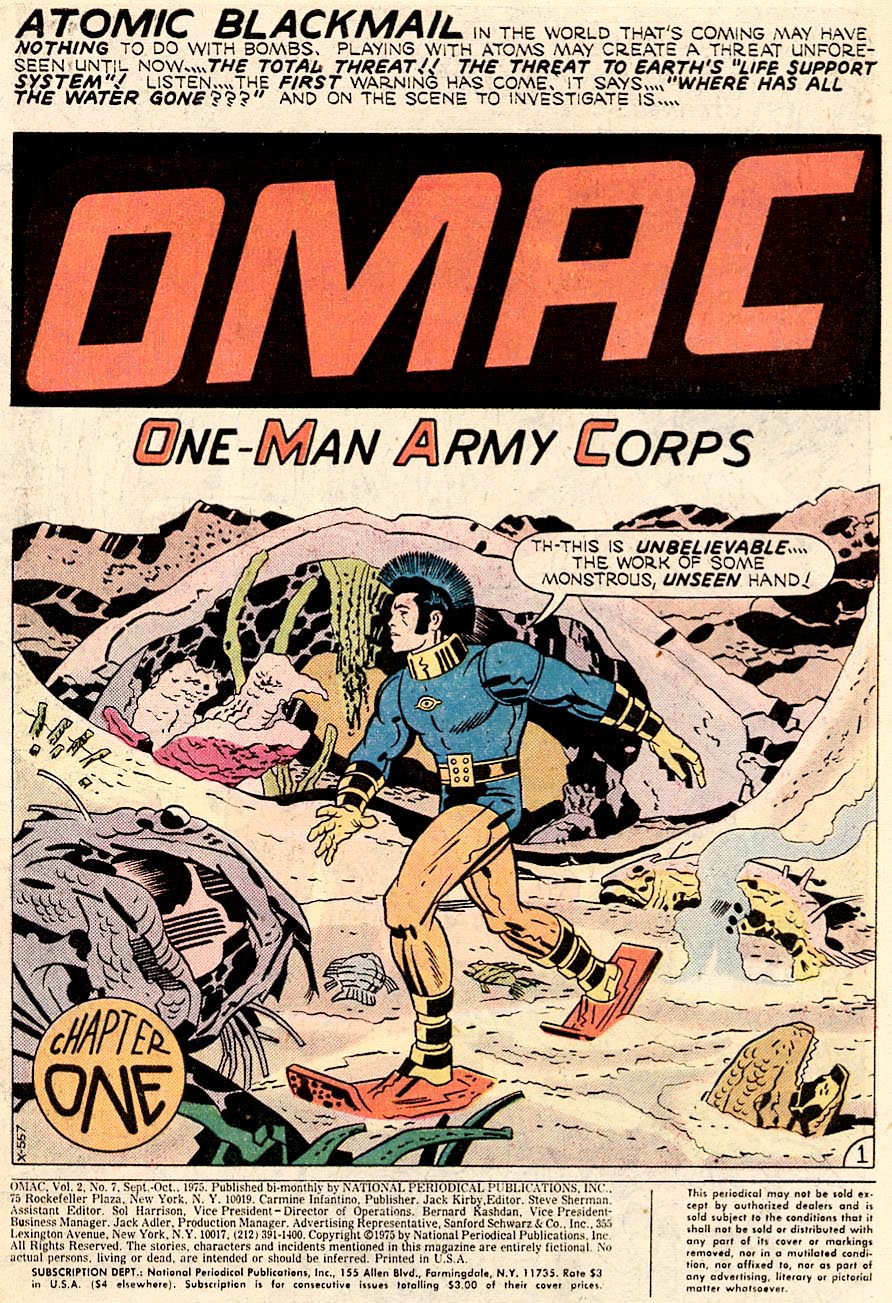 Read online OMAC (1974) comic -  Issue #7 - 2