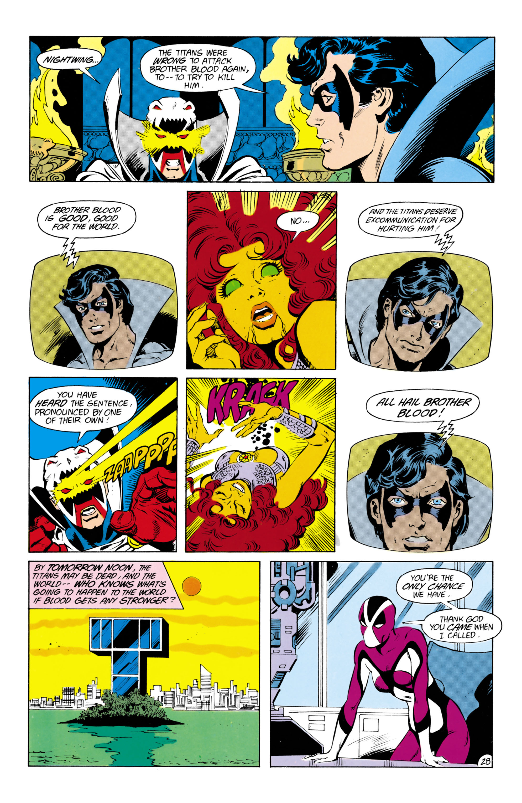 Read online The New Teen Titans (1984) comic -  Issue #29 - 28