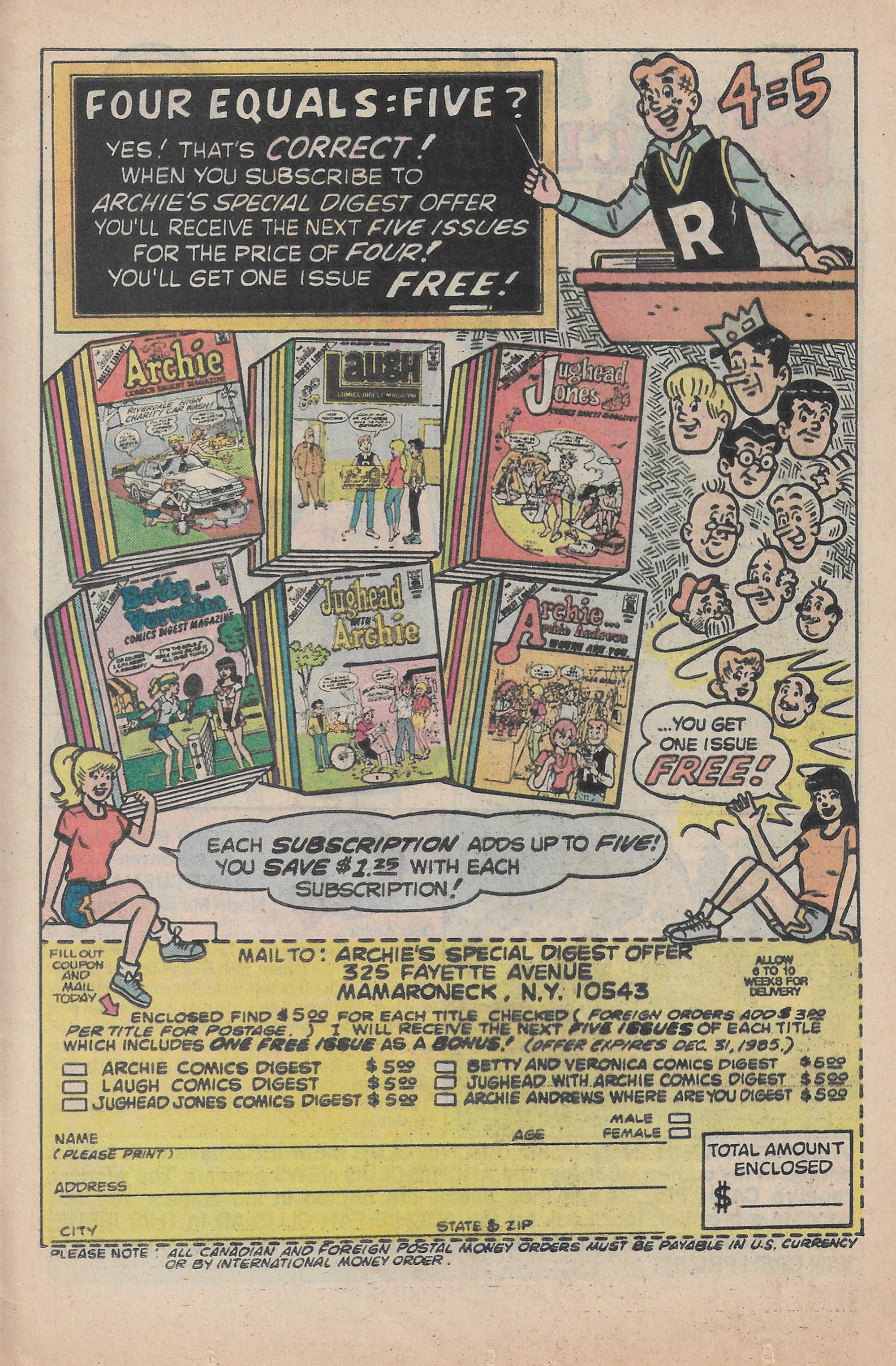 Read online Archie Giant Series Magazine comic -  Issue #554 - 25