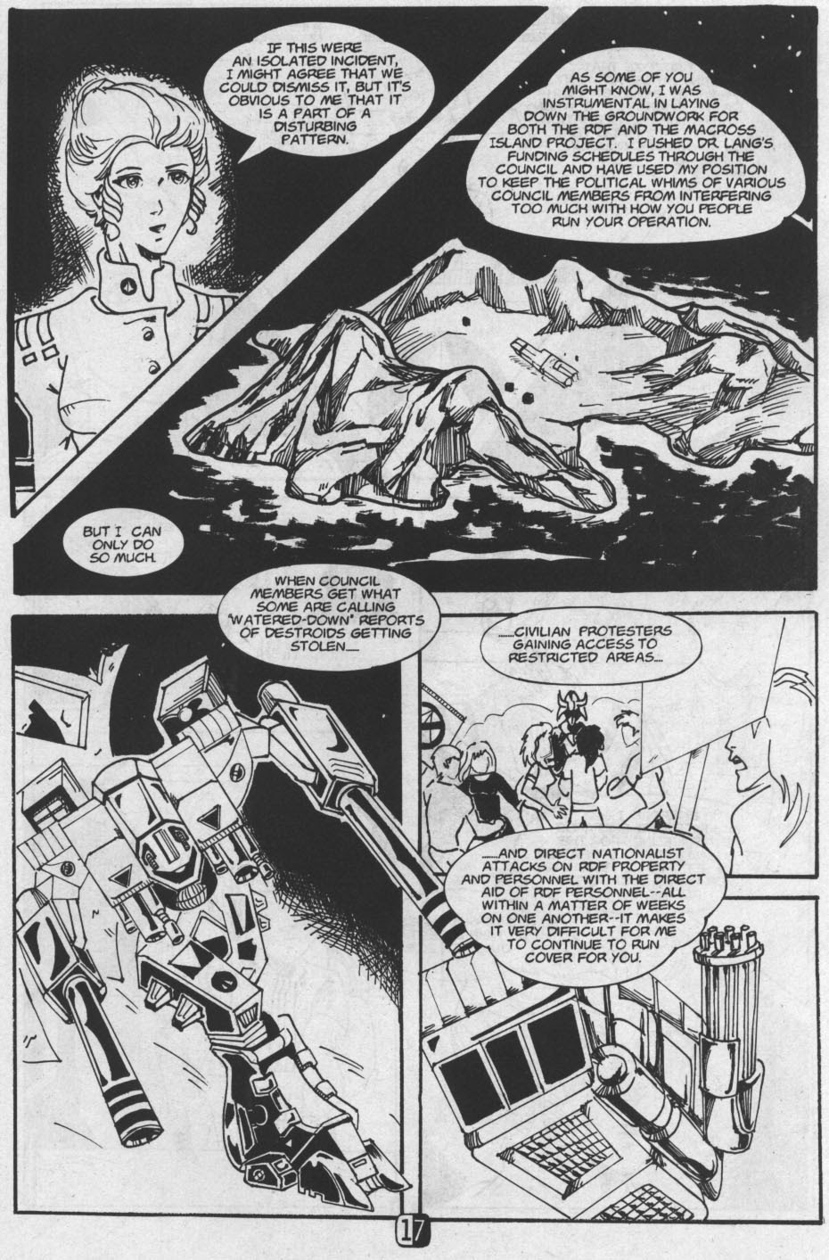 Read online Robotech Academy Blues comic -  Issue #4 - 19