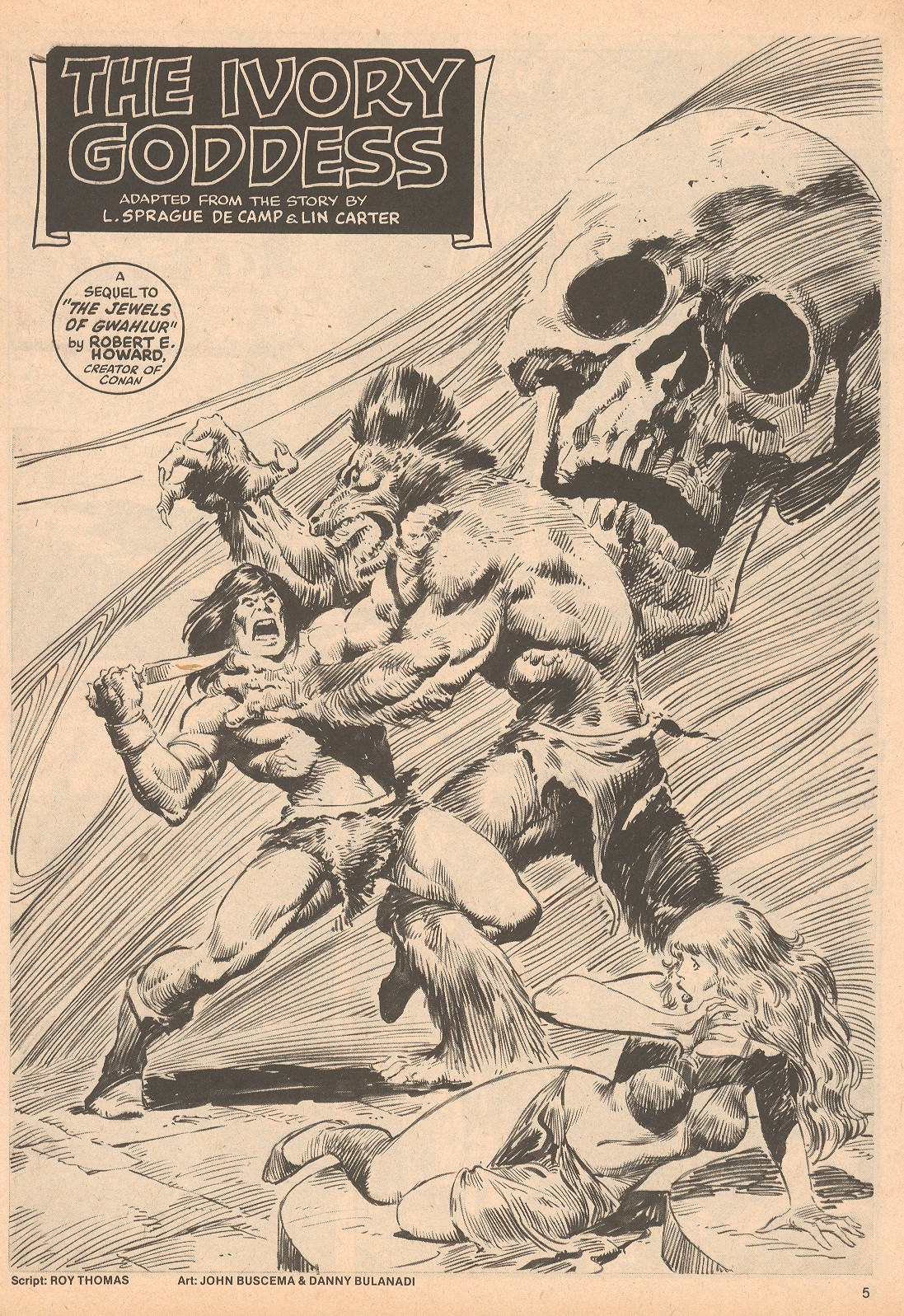 The Savage Sword Of Conan issue 60 - Page 5