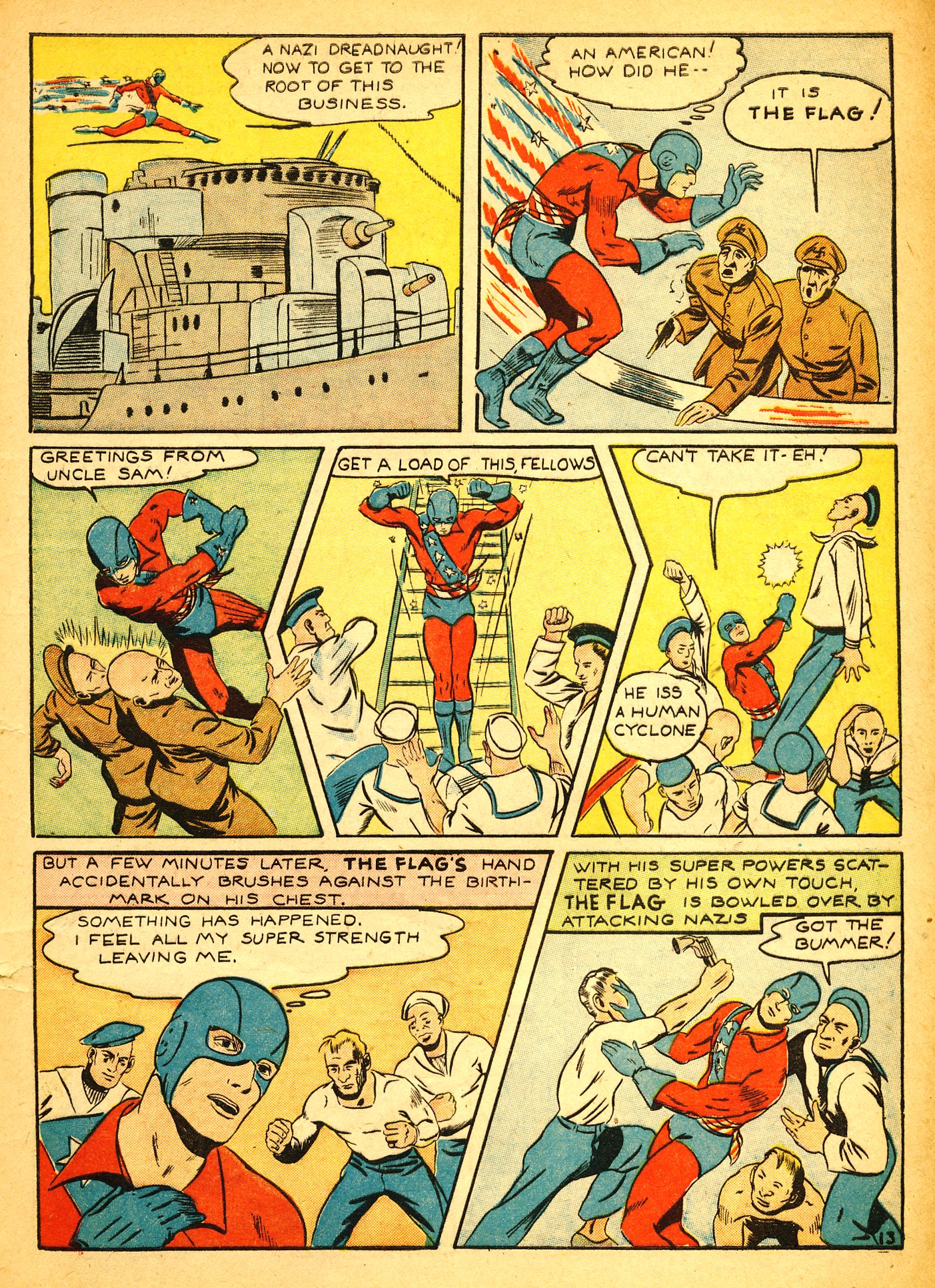 Read online Our Flag Comics comic -  Issue #2 - 14