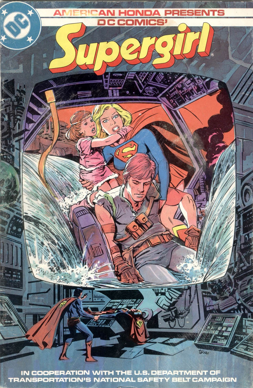 Read online American Honda Presents DC Comics' Supergirl comic -  Issue #1 - 1