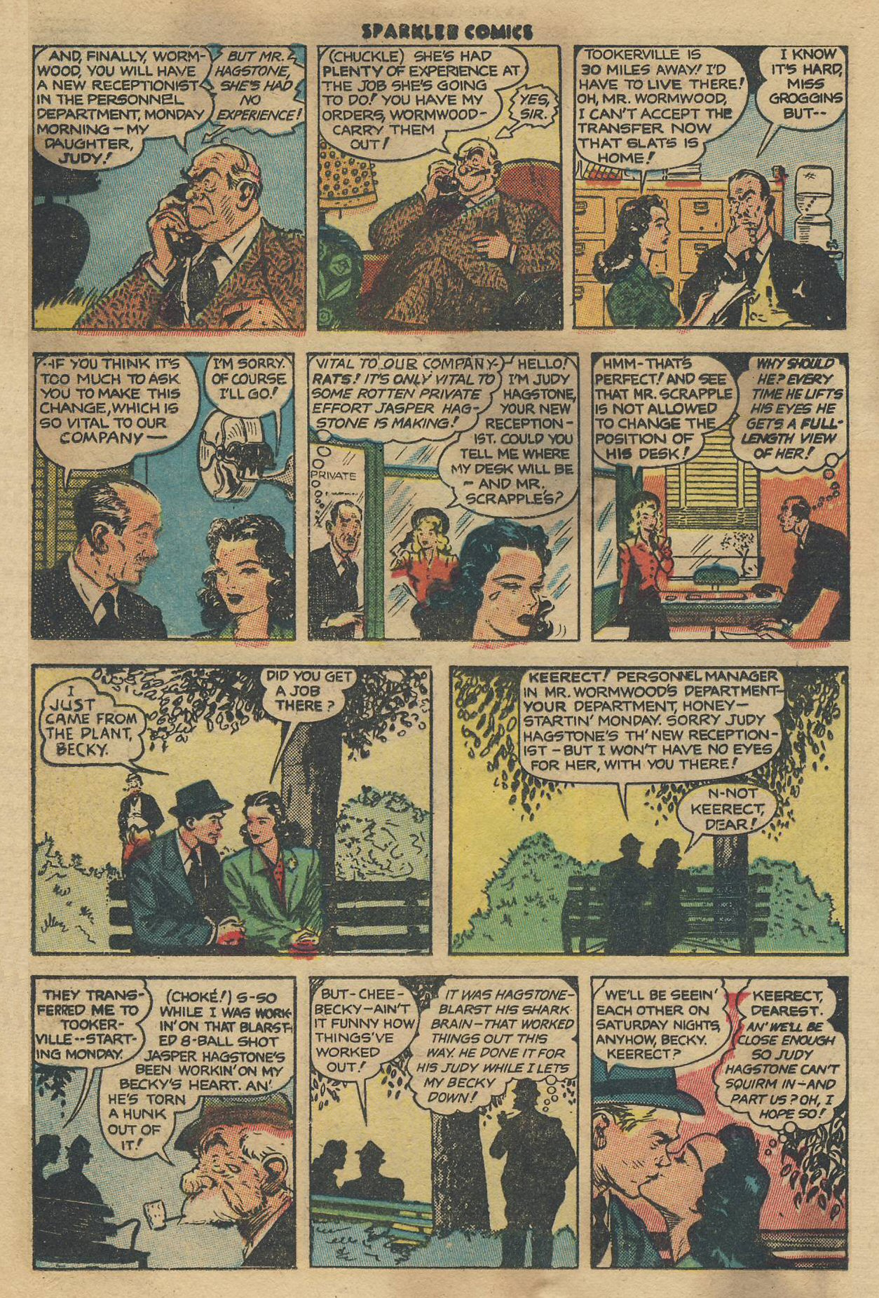 Read online Sparkler Comics comic -  Issue #68 - 22