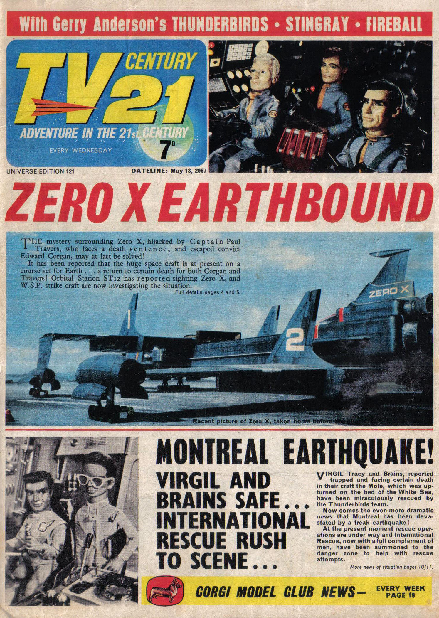 Read online TV Century 21 (TV 21) comic -  Issue #121 - 1