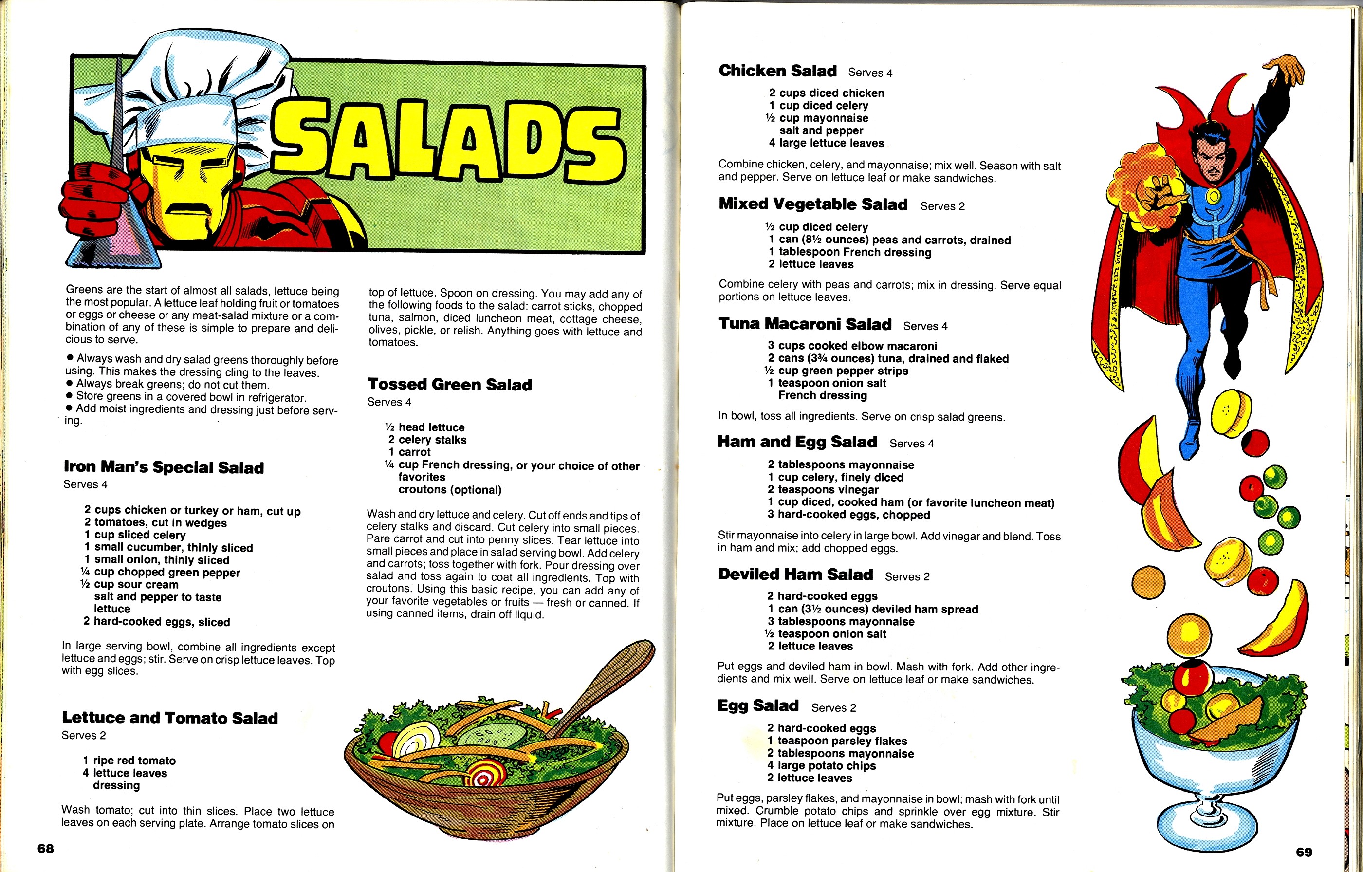 Read online The Mighty Marvel Superheroes' Cookbook comic -  Issue # Full - 36