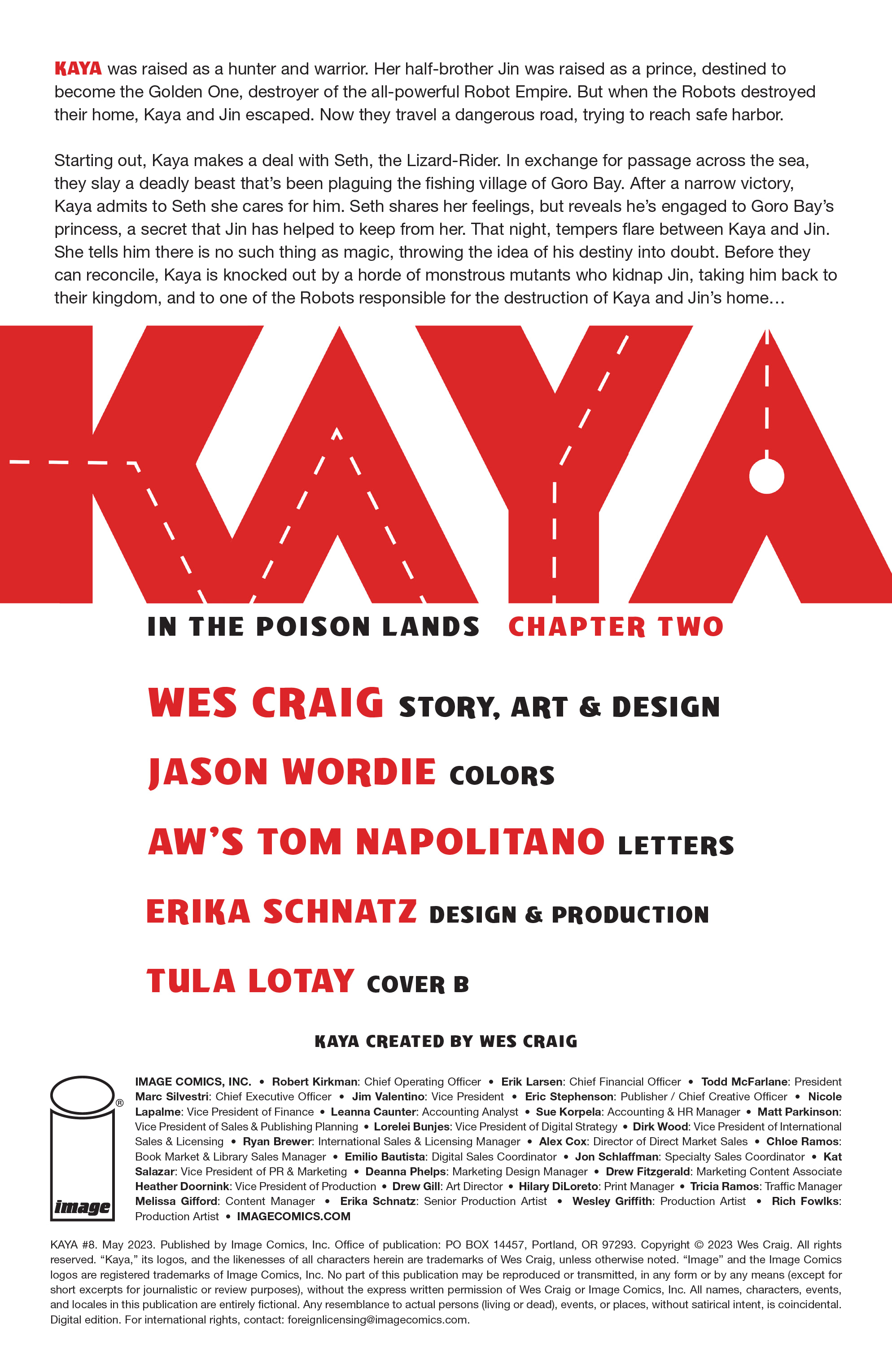Read online Kaya comic -  Issue #8 - 2