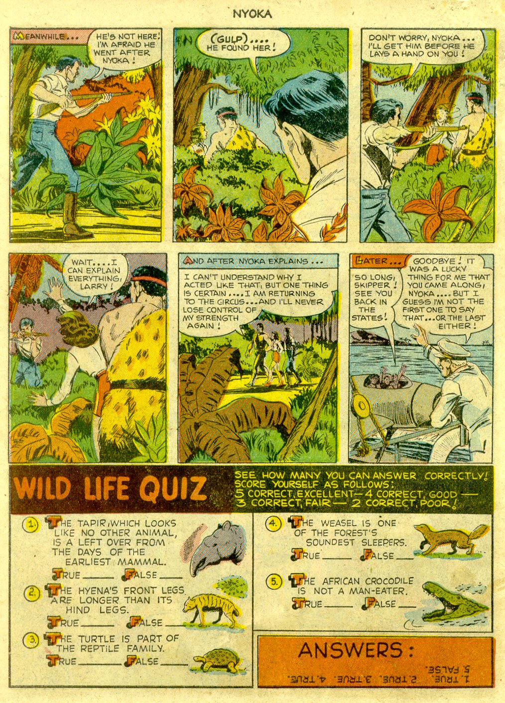 Read online Nyoka the Jungle Girl (1945) comic -  Issue #68 - 33