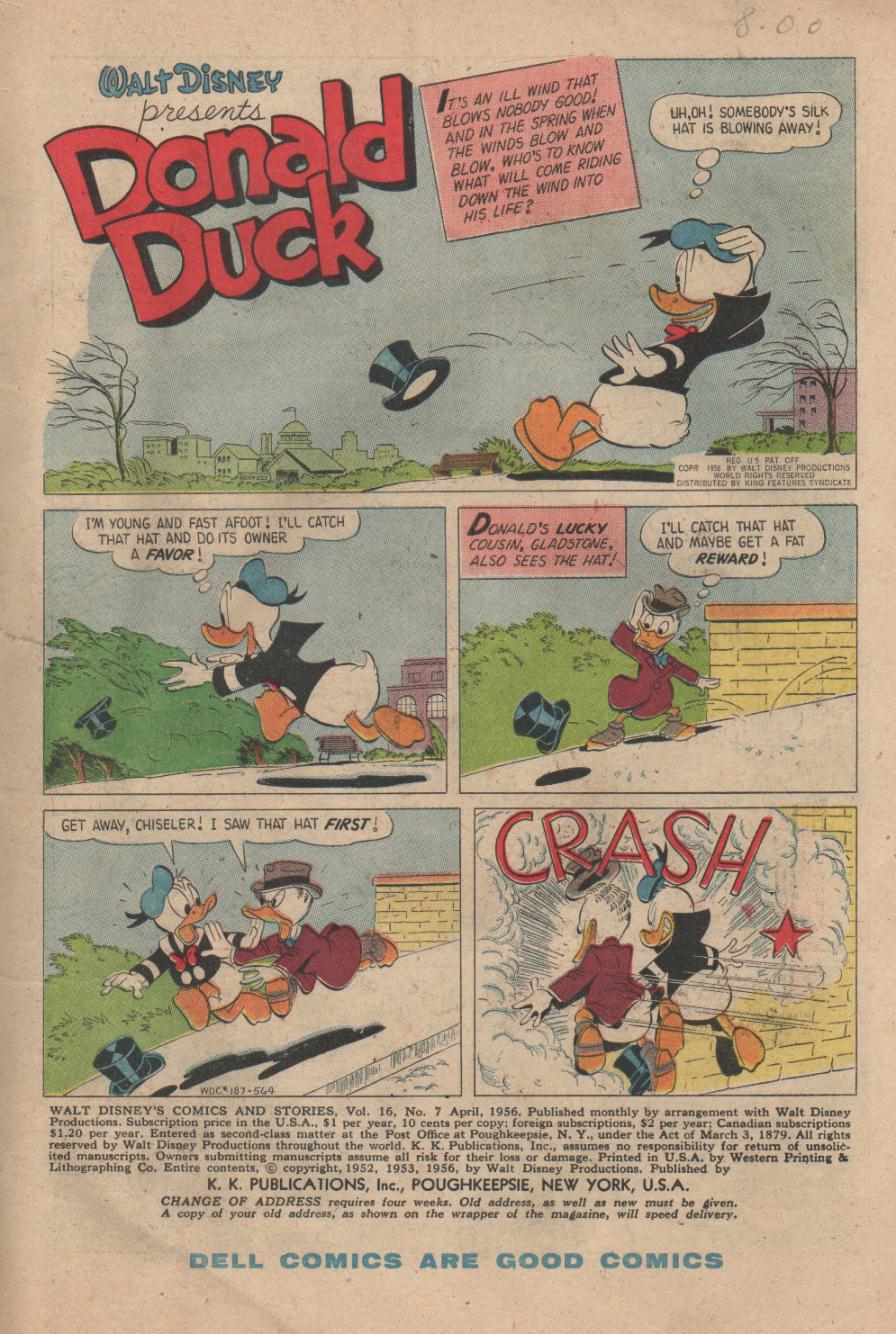 Read online Walt Disney's Comics and Stories comic -  Issue #187 - 3