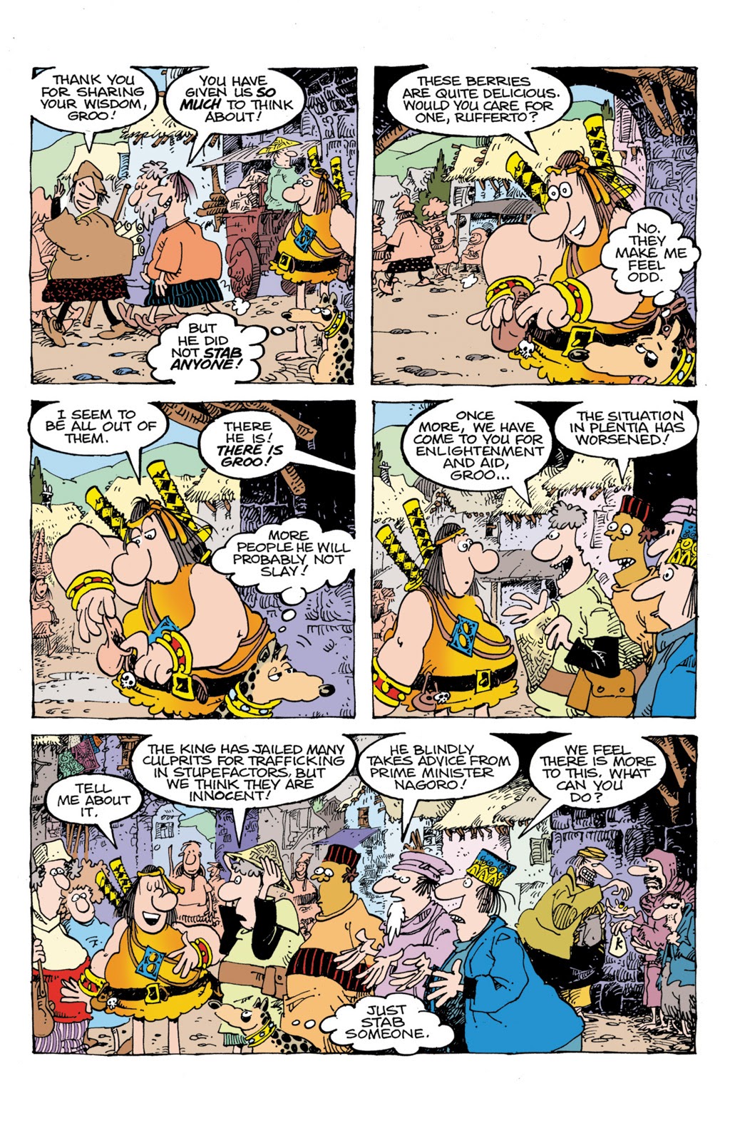 Read online Sergio Aragonés' Groo: The Most Intelligent Man In The World comic -  Issue # TPB - 80