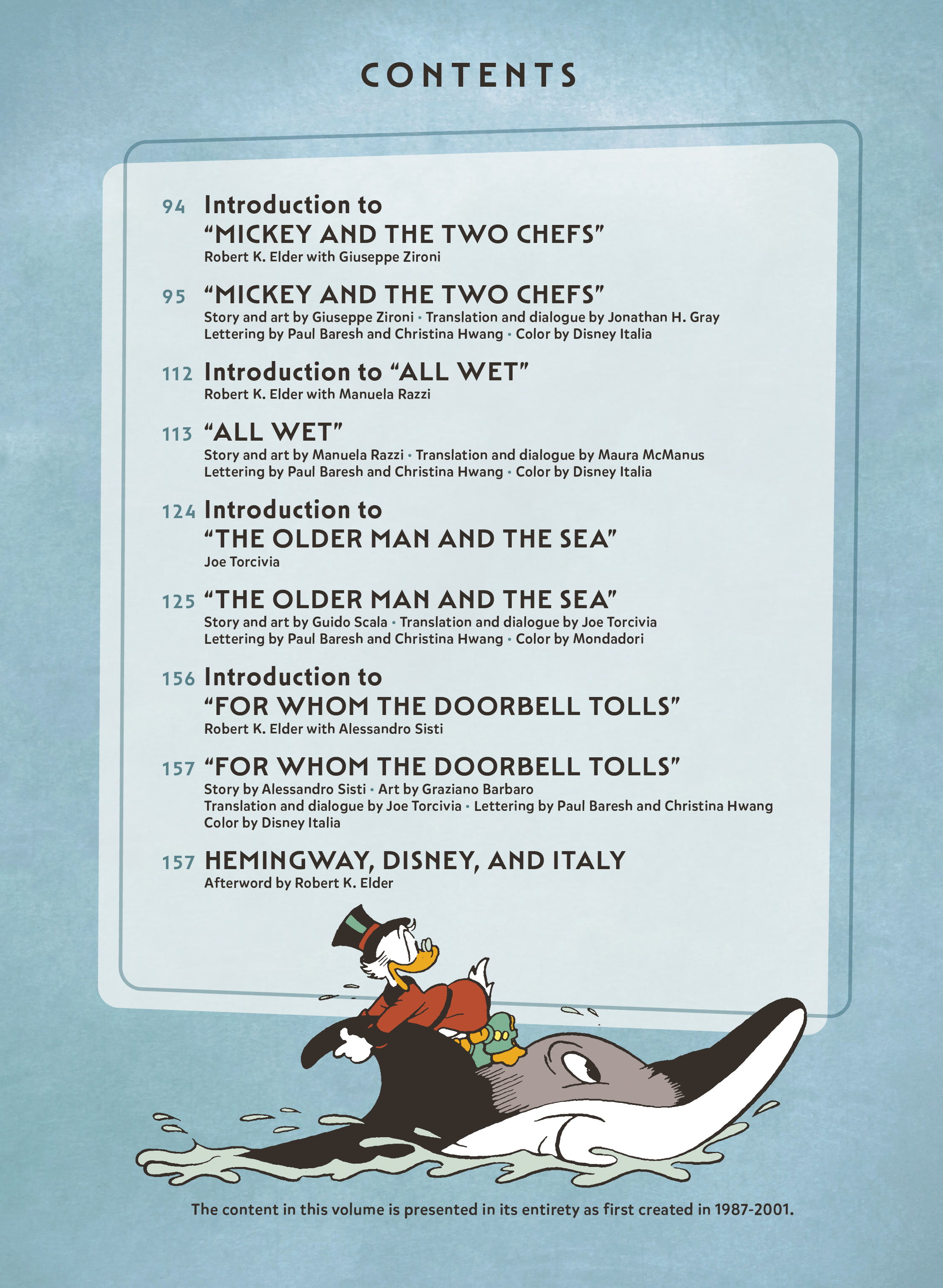 Read online Walt Disney's Mickey and Donald: "For Whom the Doorbell Tolls" and Other Tales Inspired by Hemingway comic -  Issue # TPB (Part 1) - 6