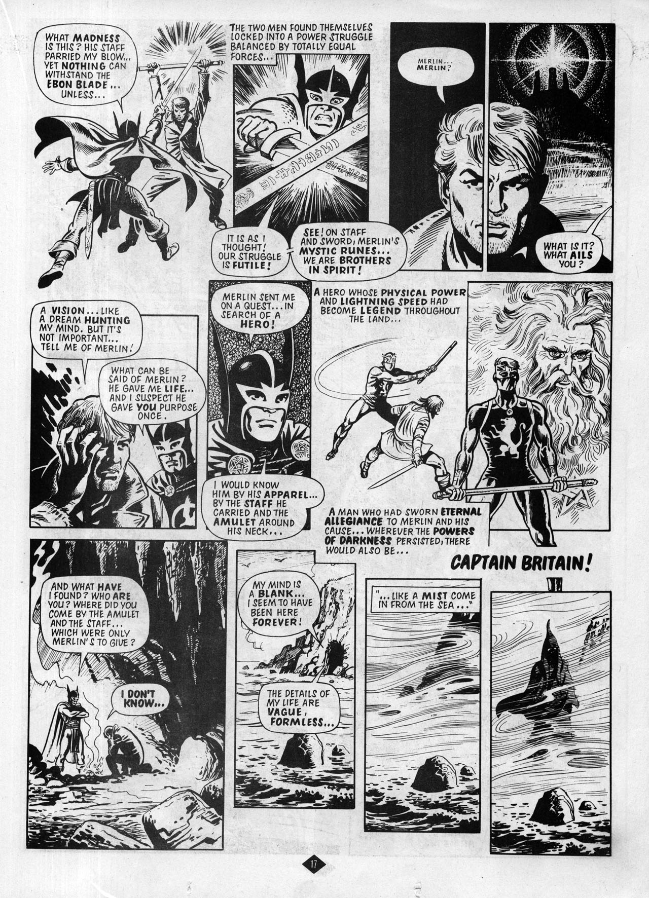 Read online Captain Britain (1985) comic -  Issue #14 - 17