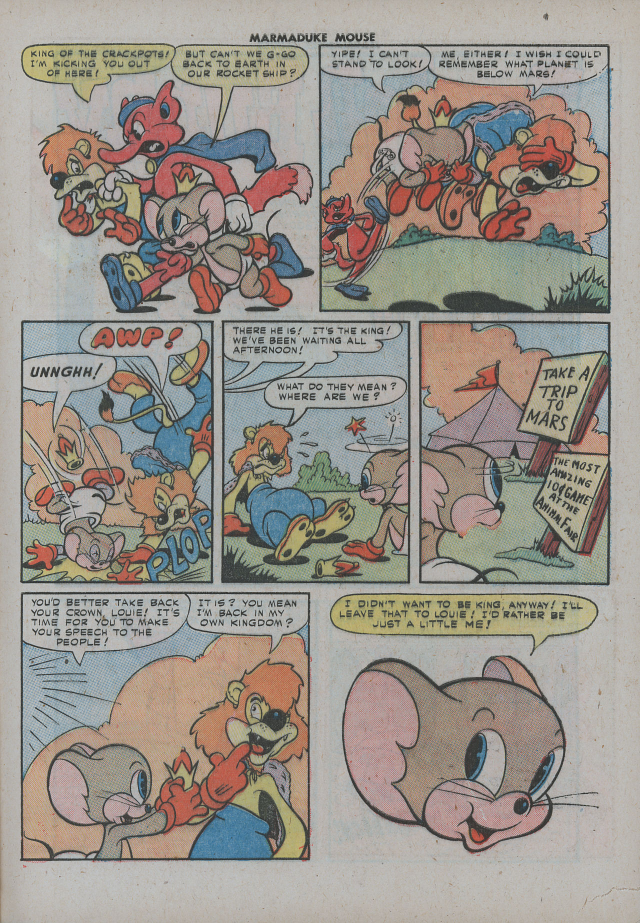Read online Marmaduke Mouse comic -  Issue #28 - 10