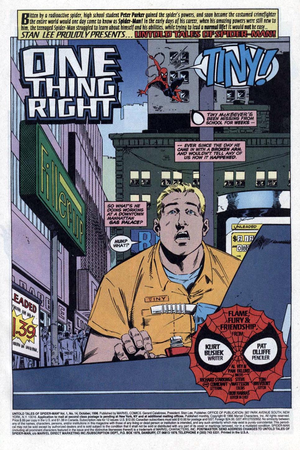 Read online Untold Tales of Spider-Man comic -  Issue #14 - 2