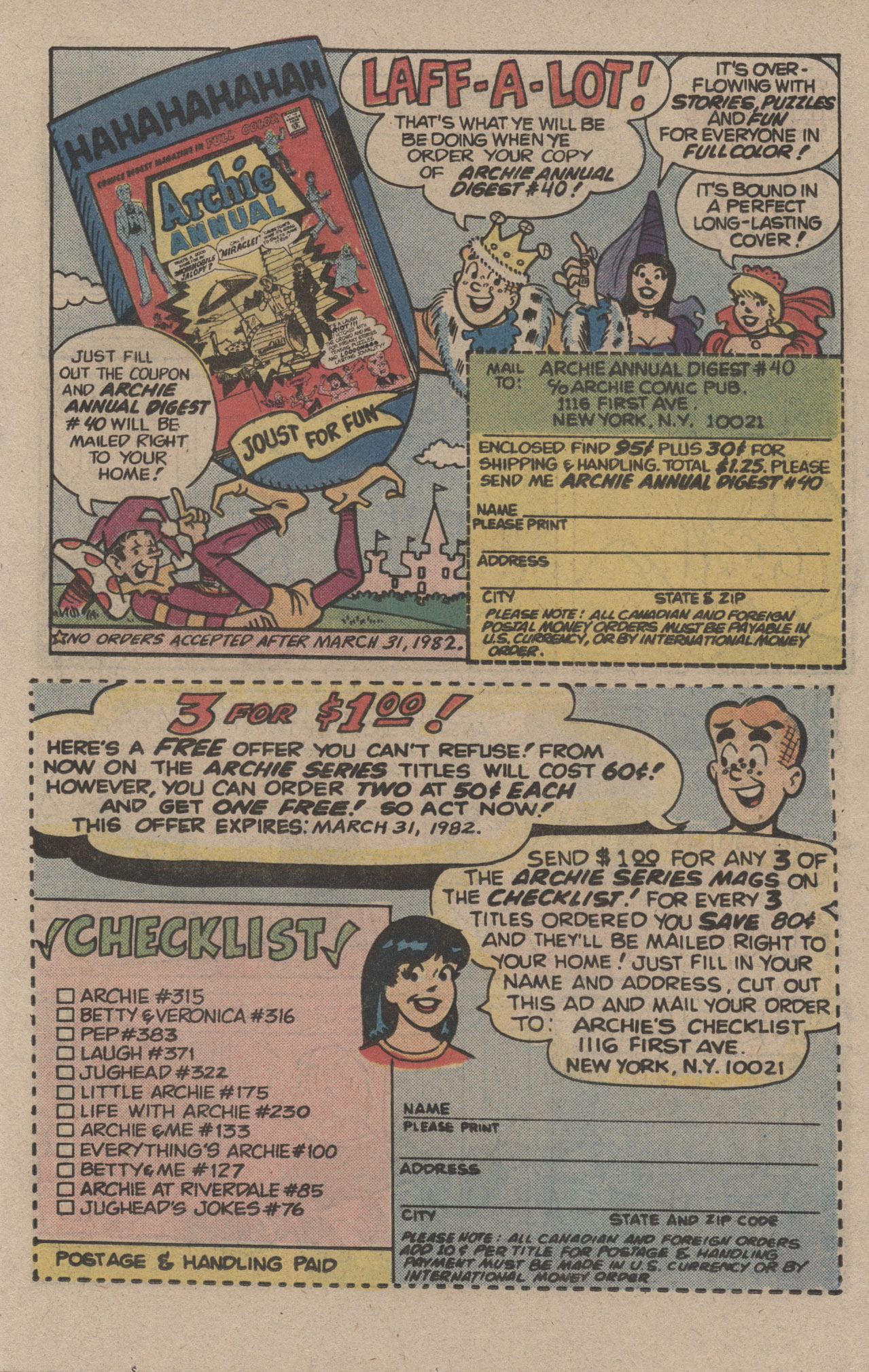 Read online Archie's Joke Book Magazine comic -  Issue #284 - 19