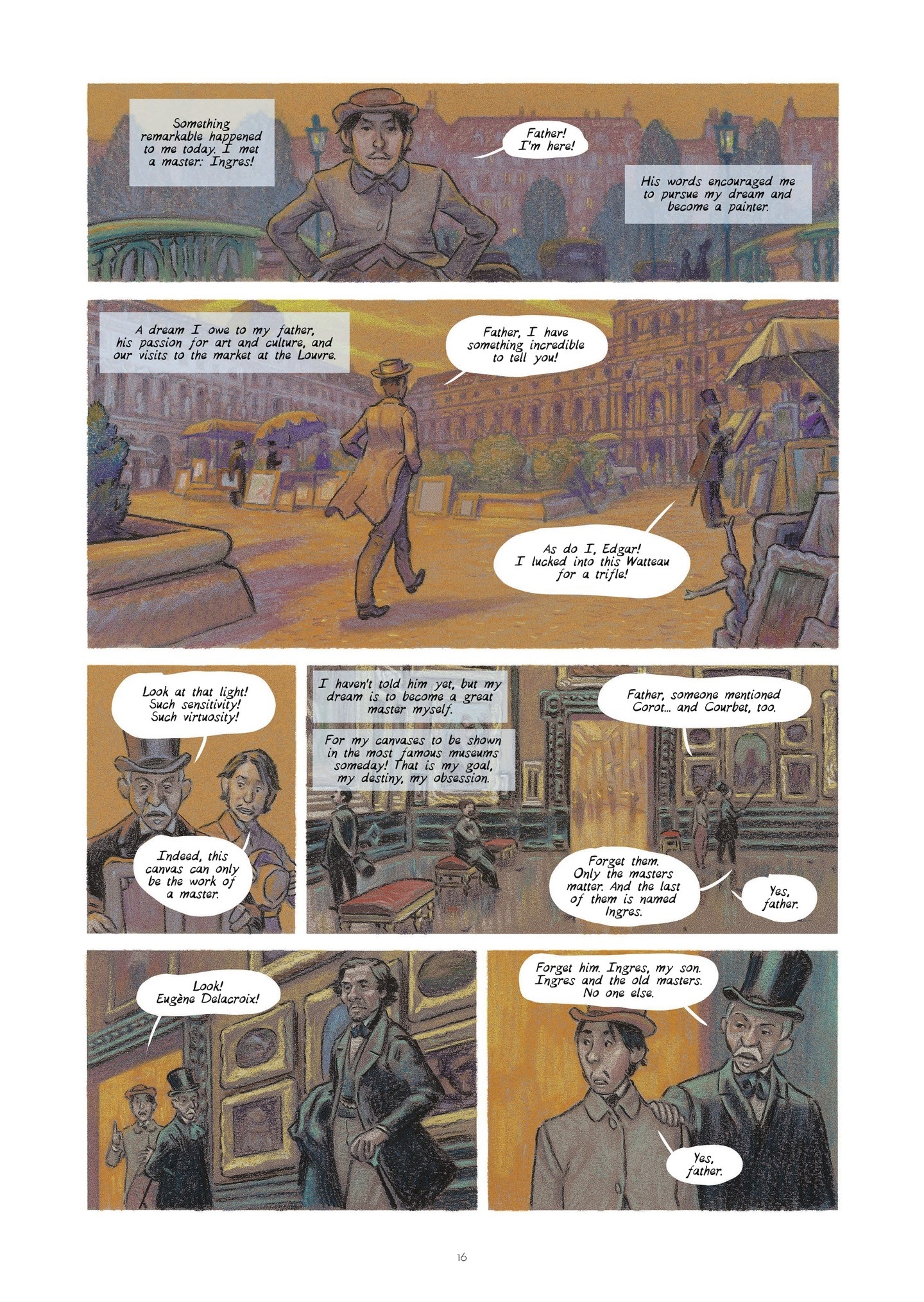 Read online Degas and Cassatt: The Dance of Solitude comic -  Issue # TPB - 16