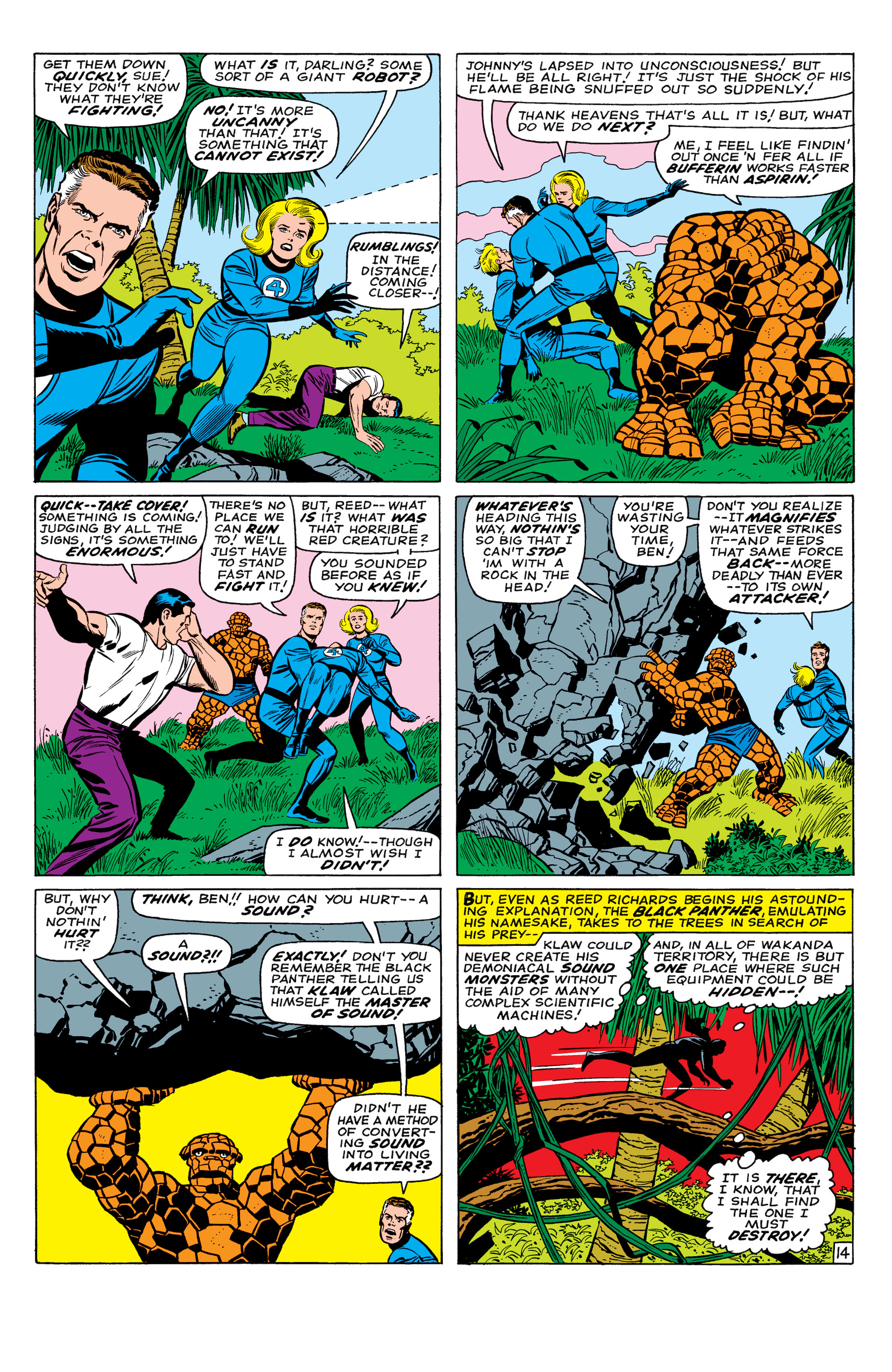 Read online Fantastic Four Epic Collection comic -  Issue # The Mystery of the Black Panther (Part 1) - 40