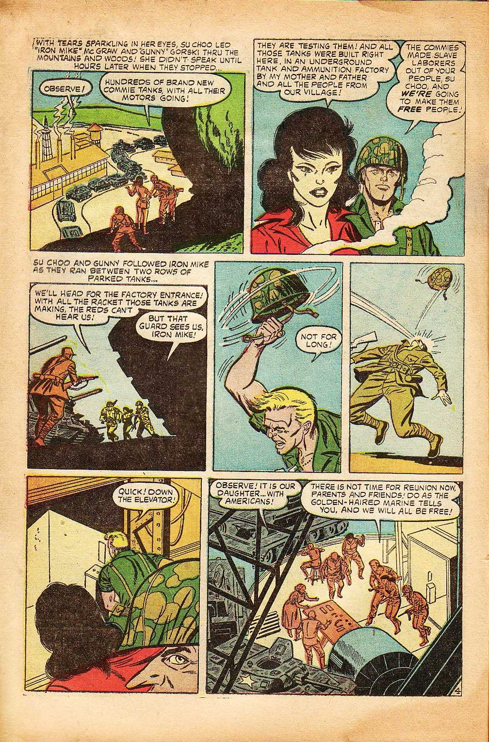 Read online Marines in Battle comic -  Issue #10 - 6