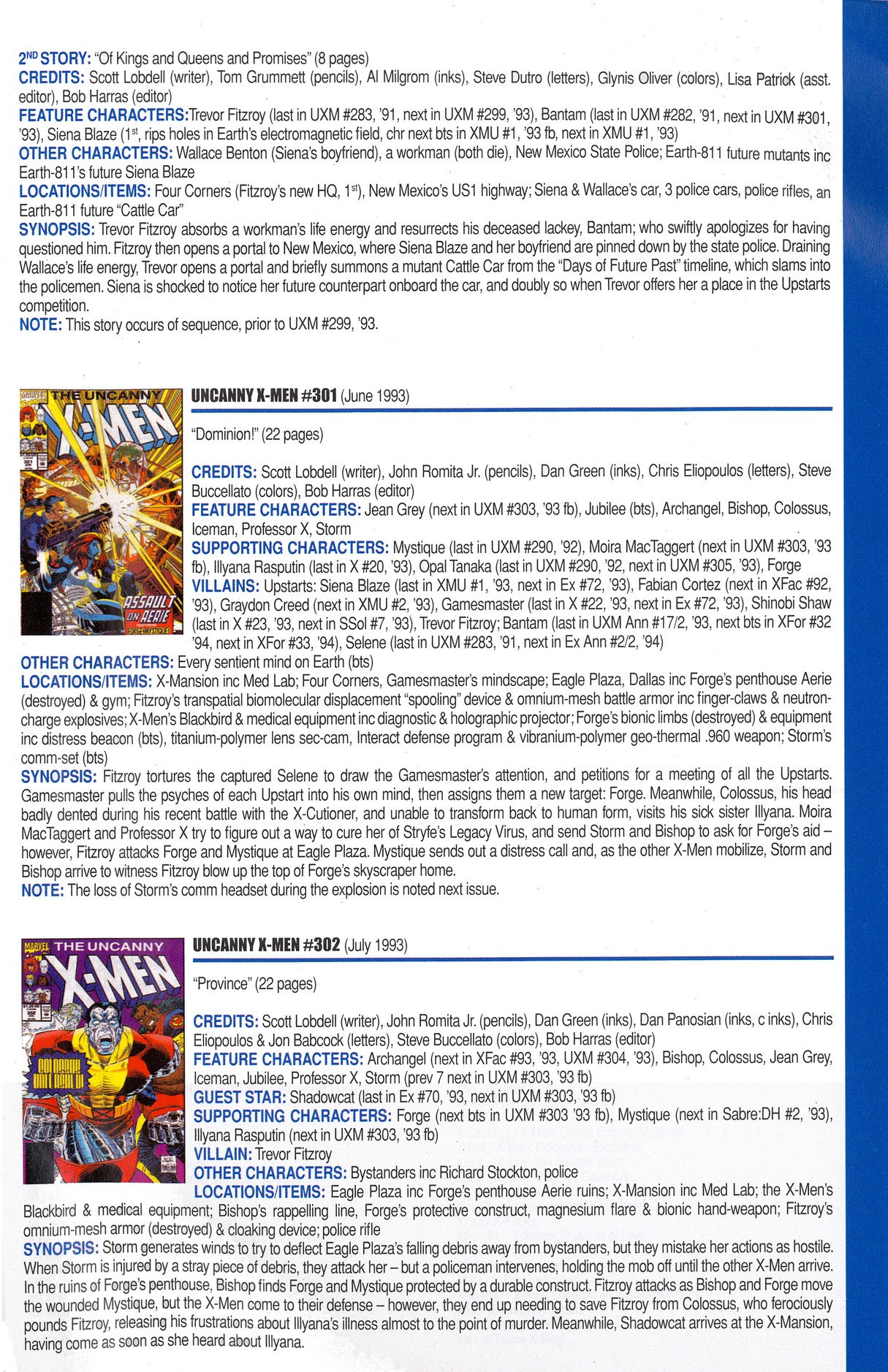 Read online Official Index to the Marvel Universe comic -  Issue #7 - 65