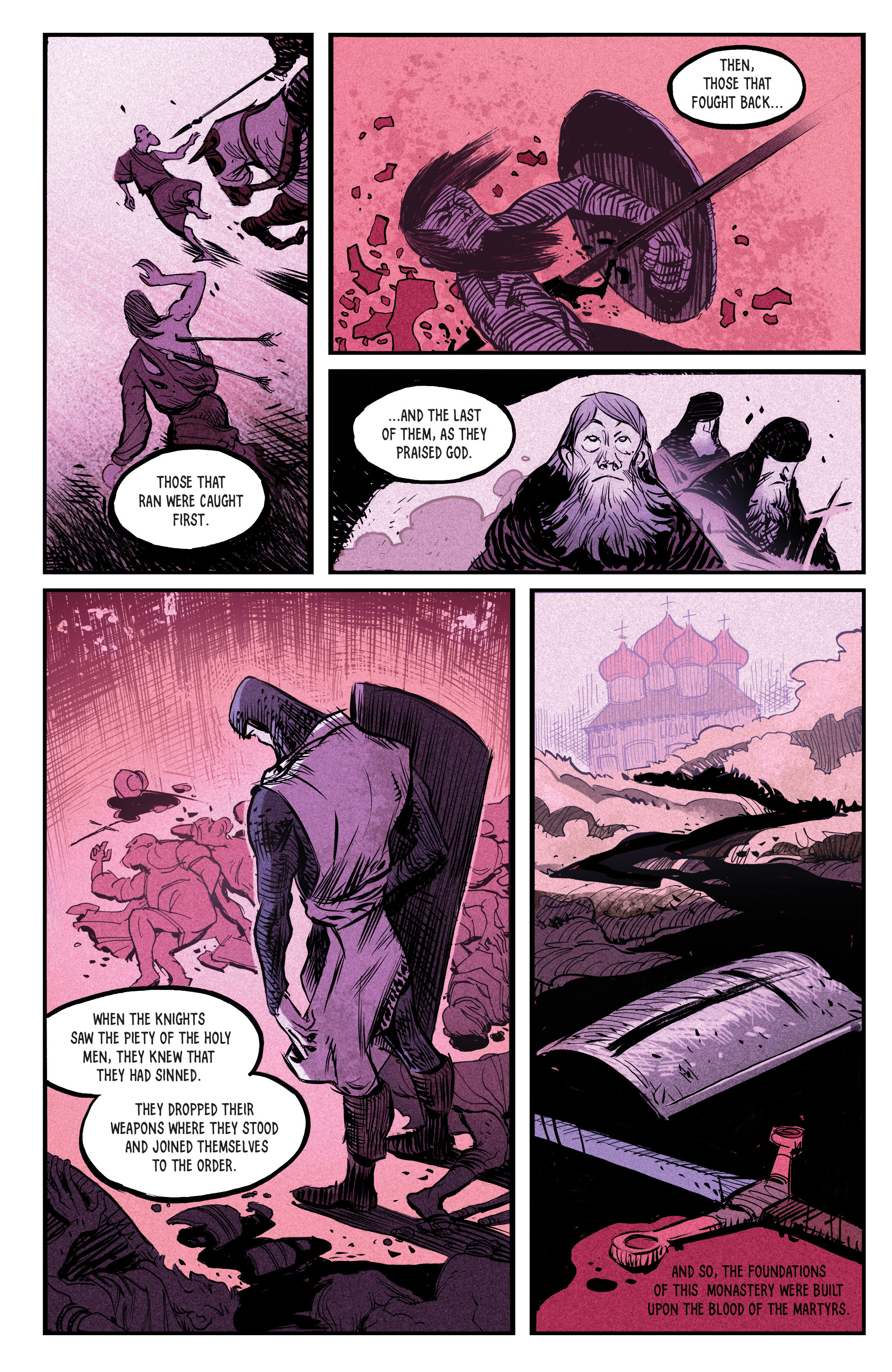Read online Green Monk: Blood of the Martyrs comic -  Issue # TPB - 32