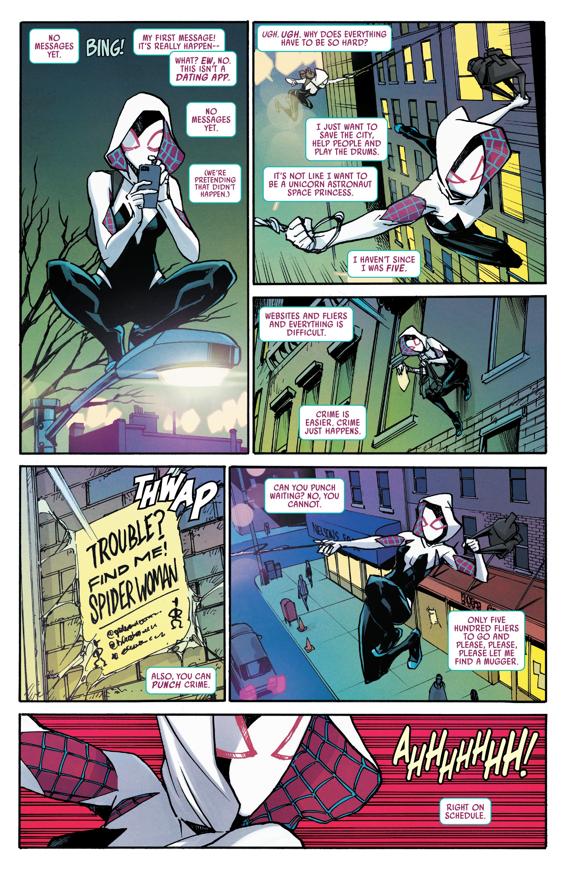 Read online Spider-Gwen: Ghost-Spider comic -  Issue #6 - 14