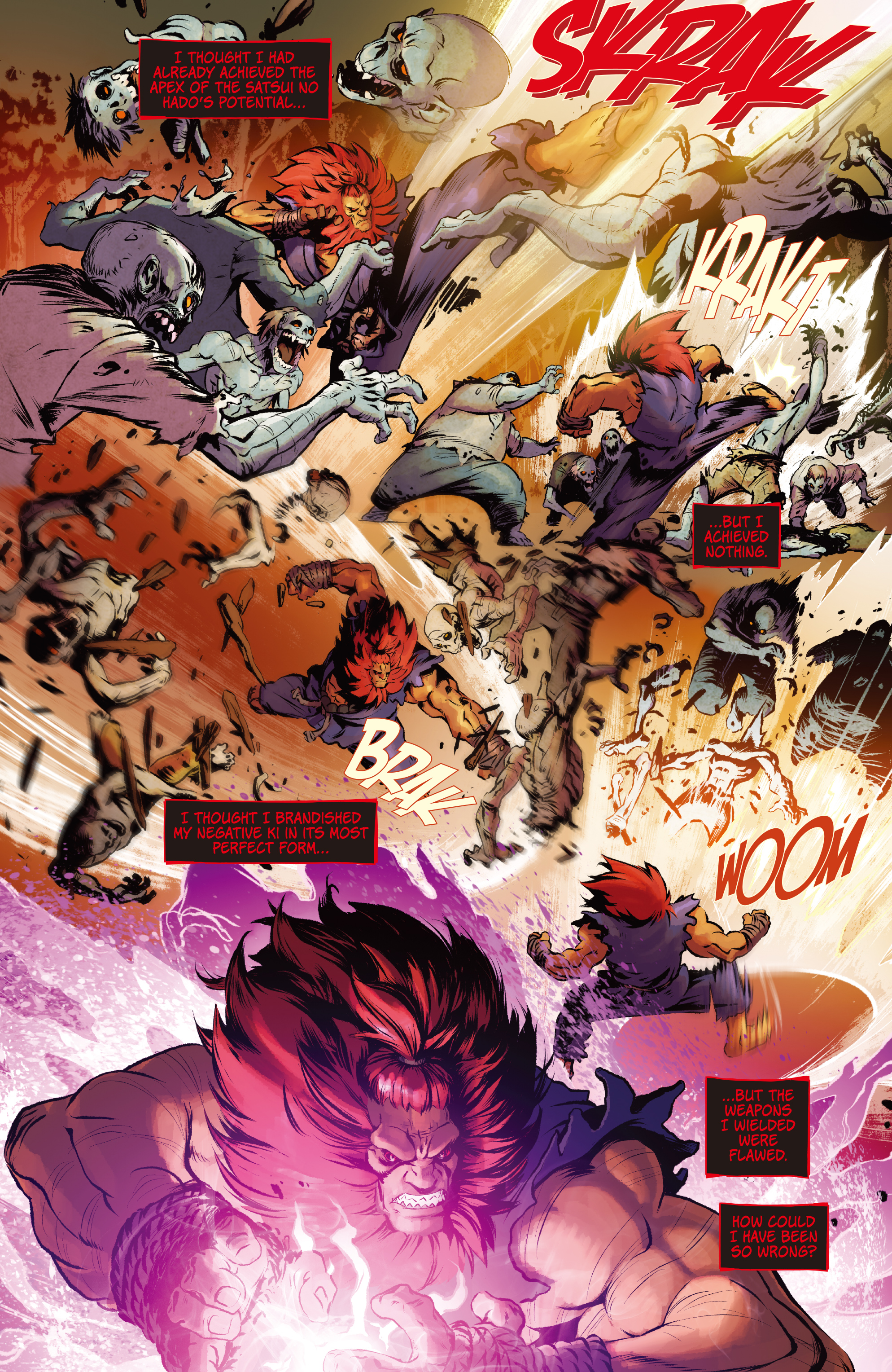 Read online Street Fighter One-shots comic -  Issue # Akuma VS Hell - 7