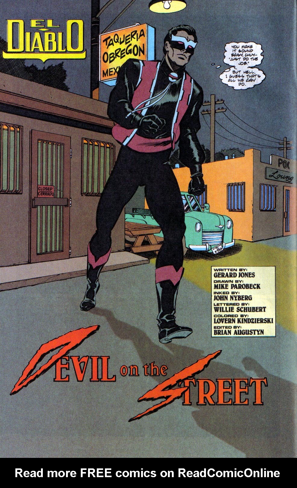 Read online El Diablo (1989) comic -  Issue #1 - 5