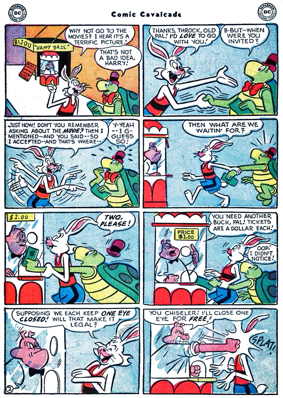 Read online Comic Cavalcade comic -  Issue #62 - 56